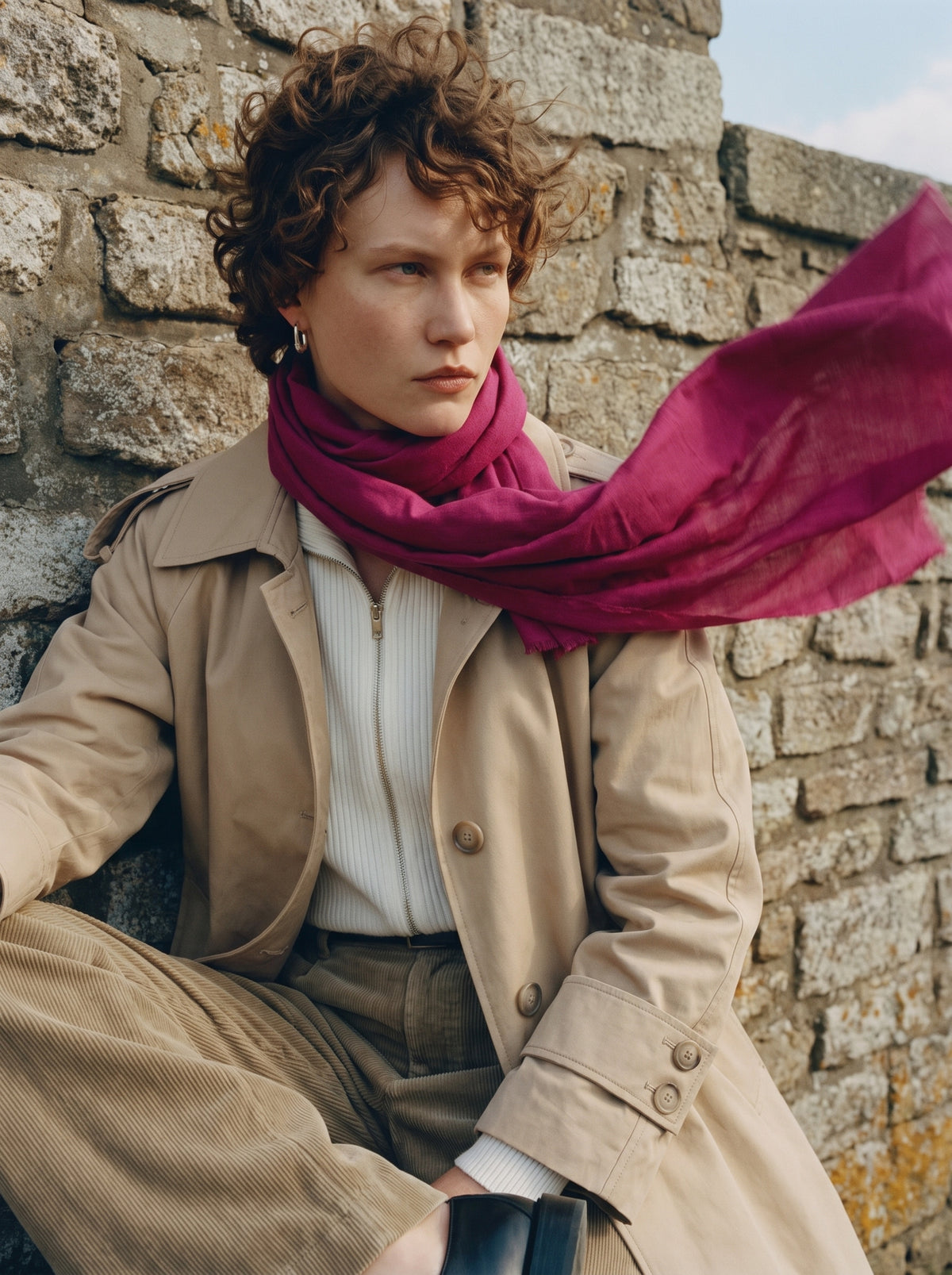 Framboise şal — HARMONIOUS AW26 The Country House