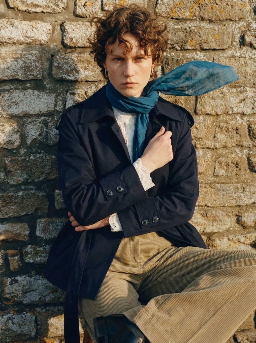 Sea Blue şal — HARMONIOUS AW26 The Country House