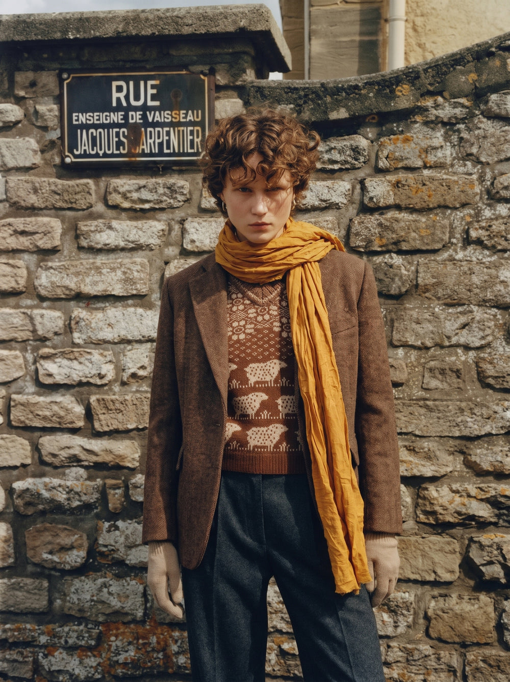 Honey Mustard organik pamuk Sal — HARMONIOUS AW26 The Country House
