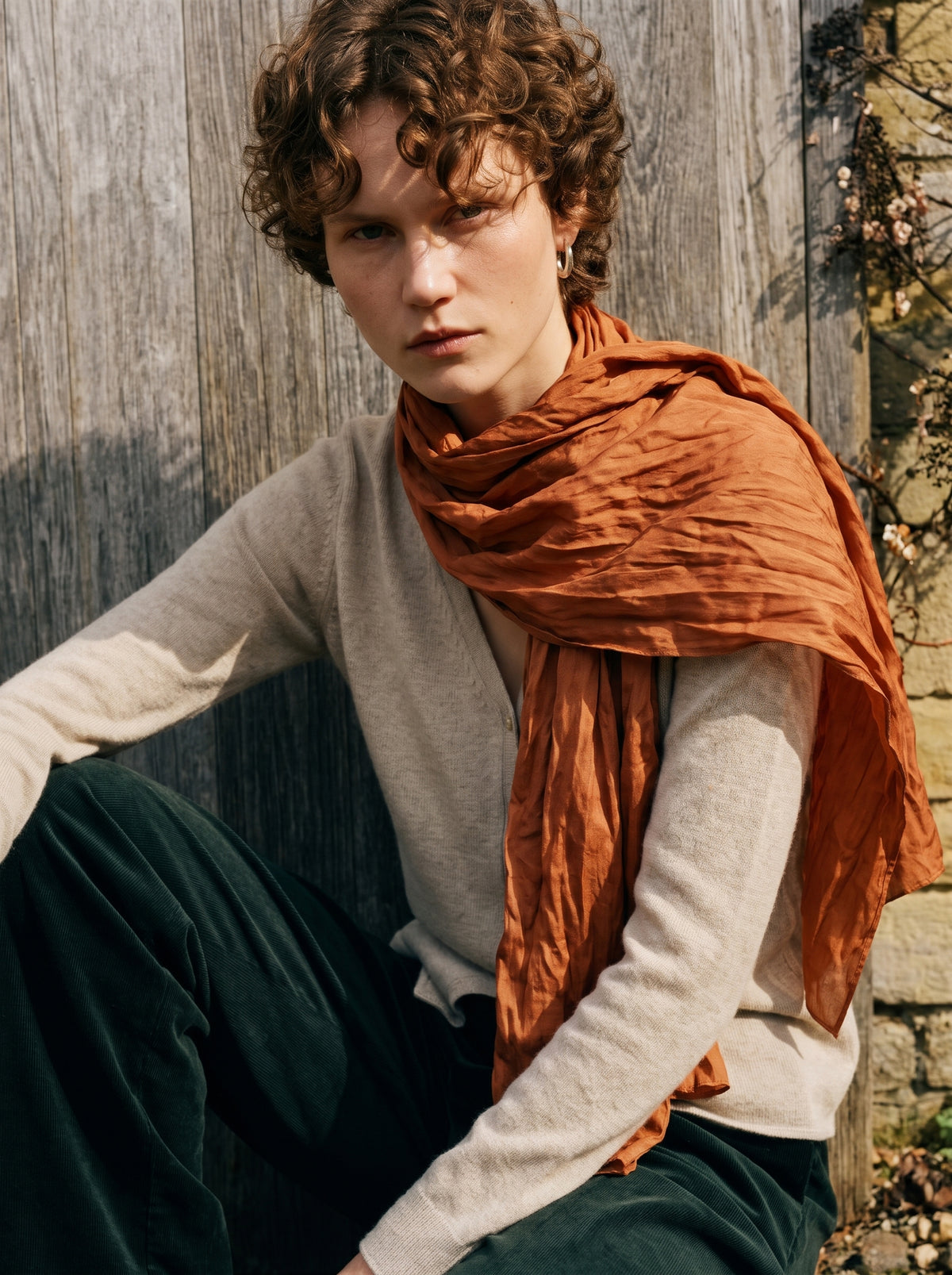 Rotten Mandarin organik pamuk Sal — HARMONIOUS AW26 The Country House