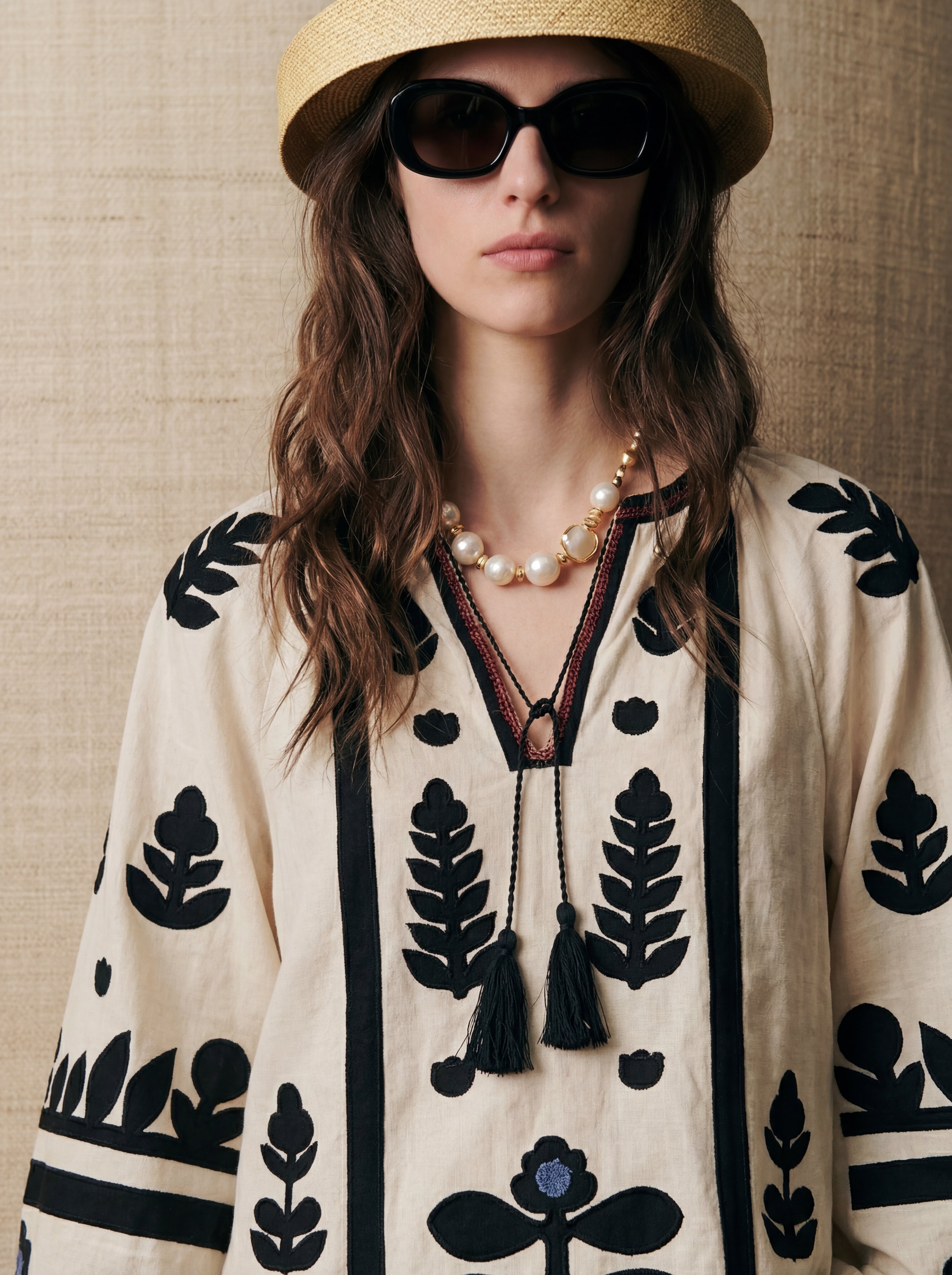 CAPE NAKISLI BLUZ KREM