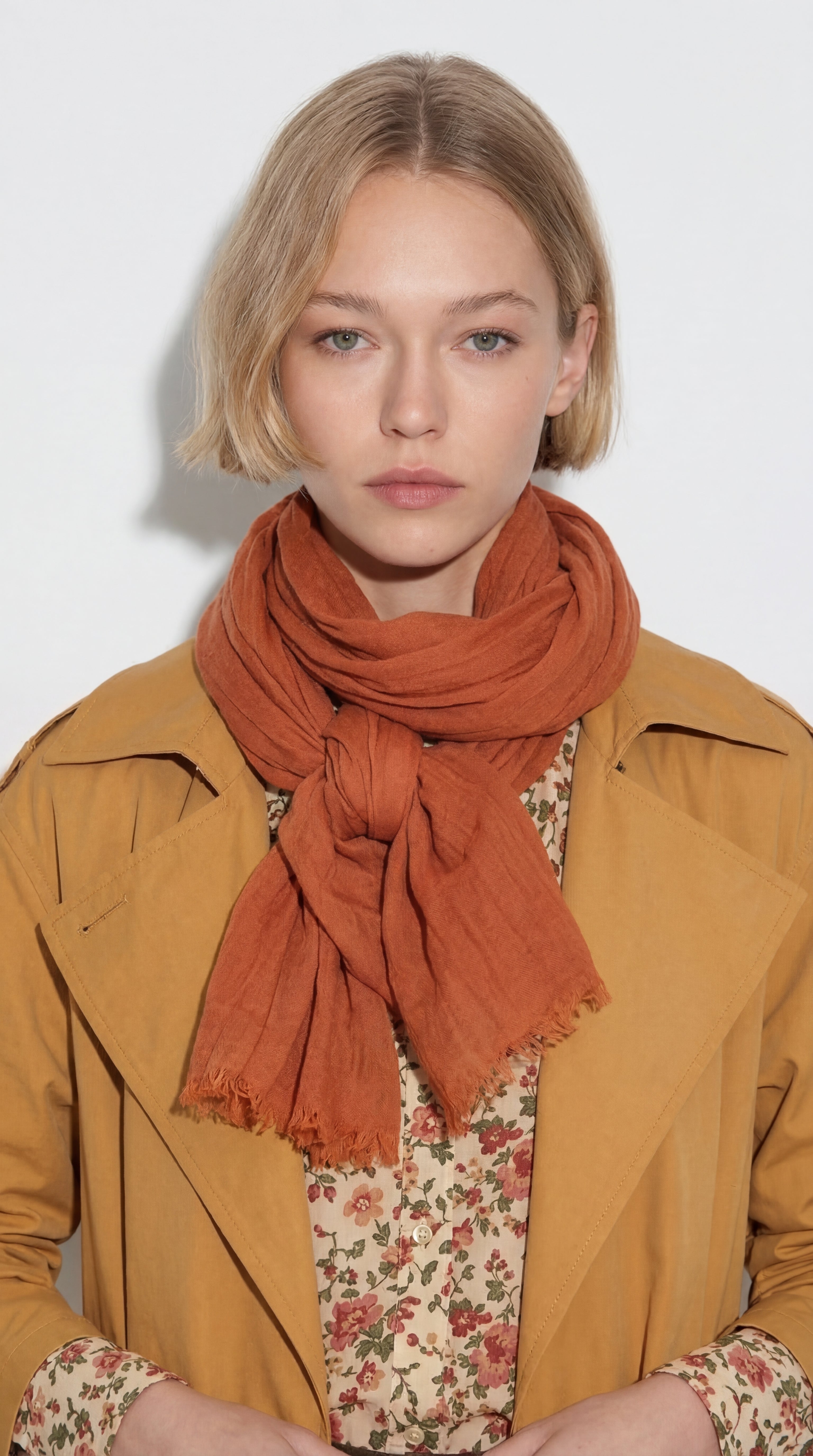 SOLEIL ROUGE ORGANIK PAMUK HANDMADE SAL