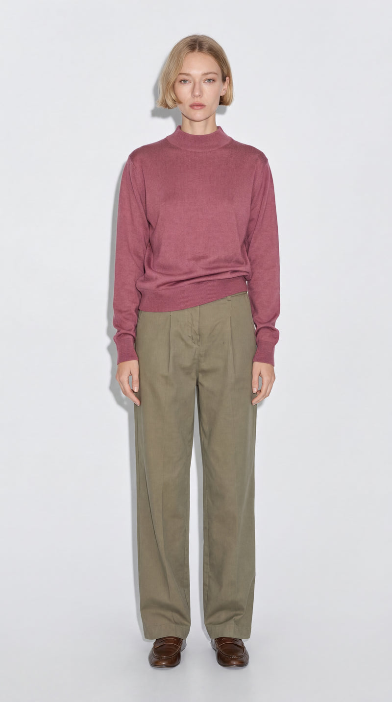 PAMUK BALIKCI YAKA UNISEX KAZAK ROSE
