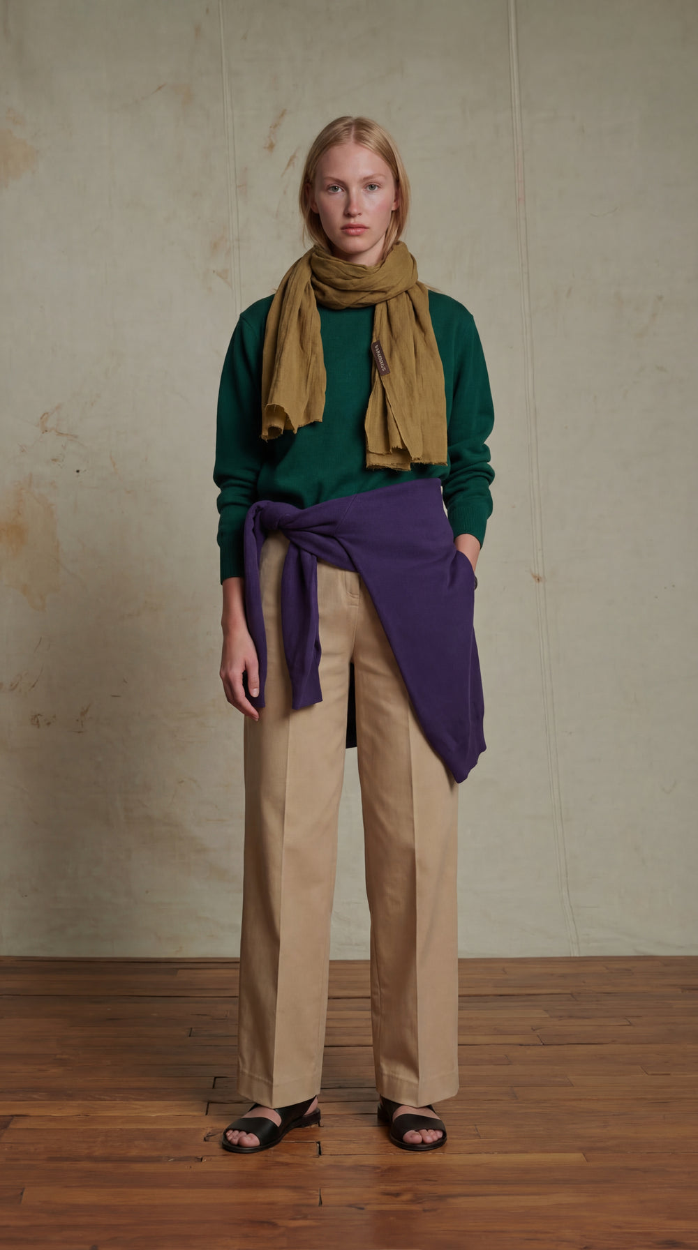 NUDE GREEN ORGANIK PAMUK HANDMADE SAL