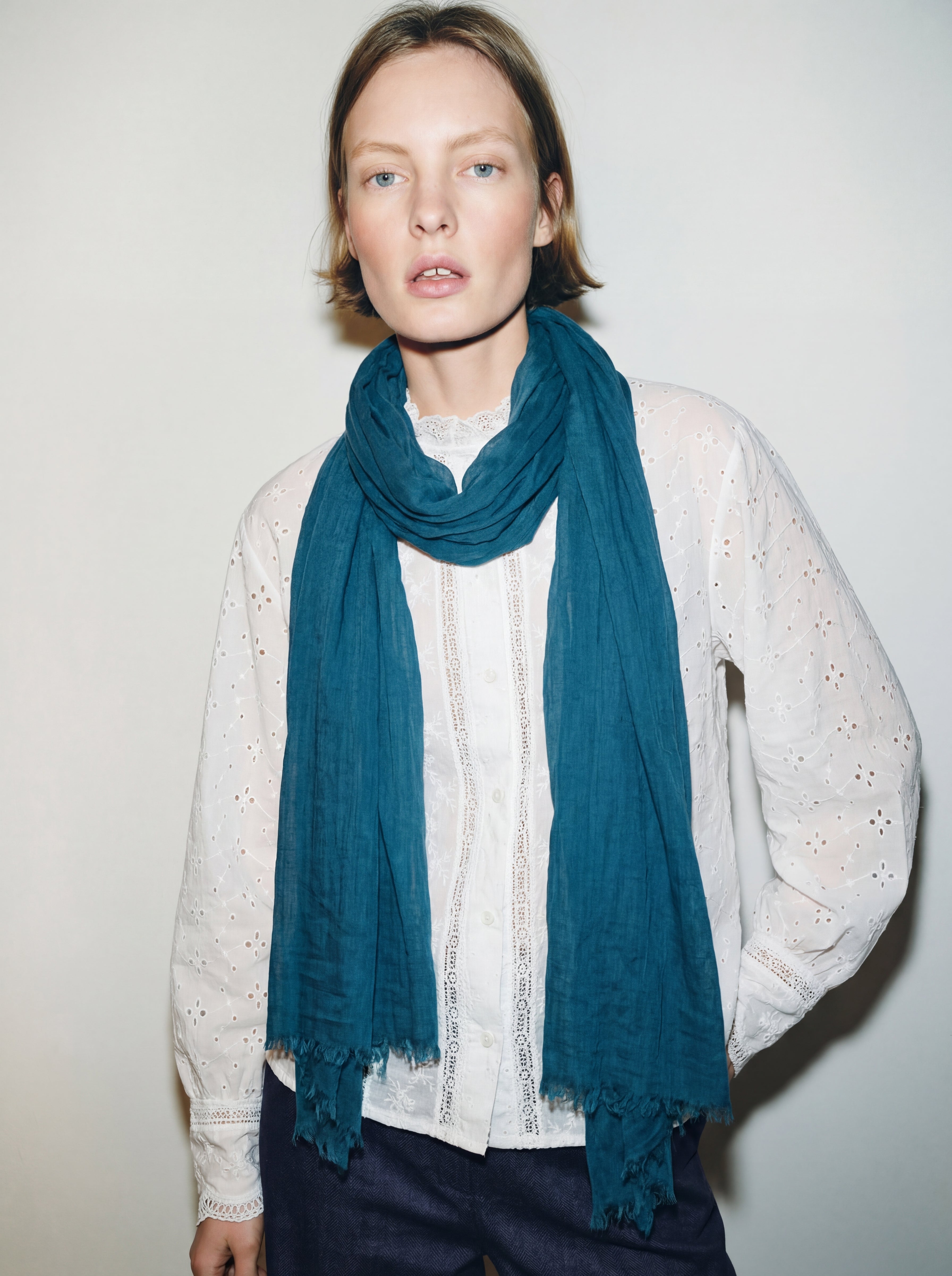 SEA BLUE ORGANIK PAMUK EL BOYAMA SAL