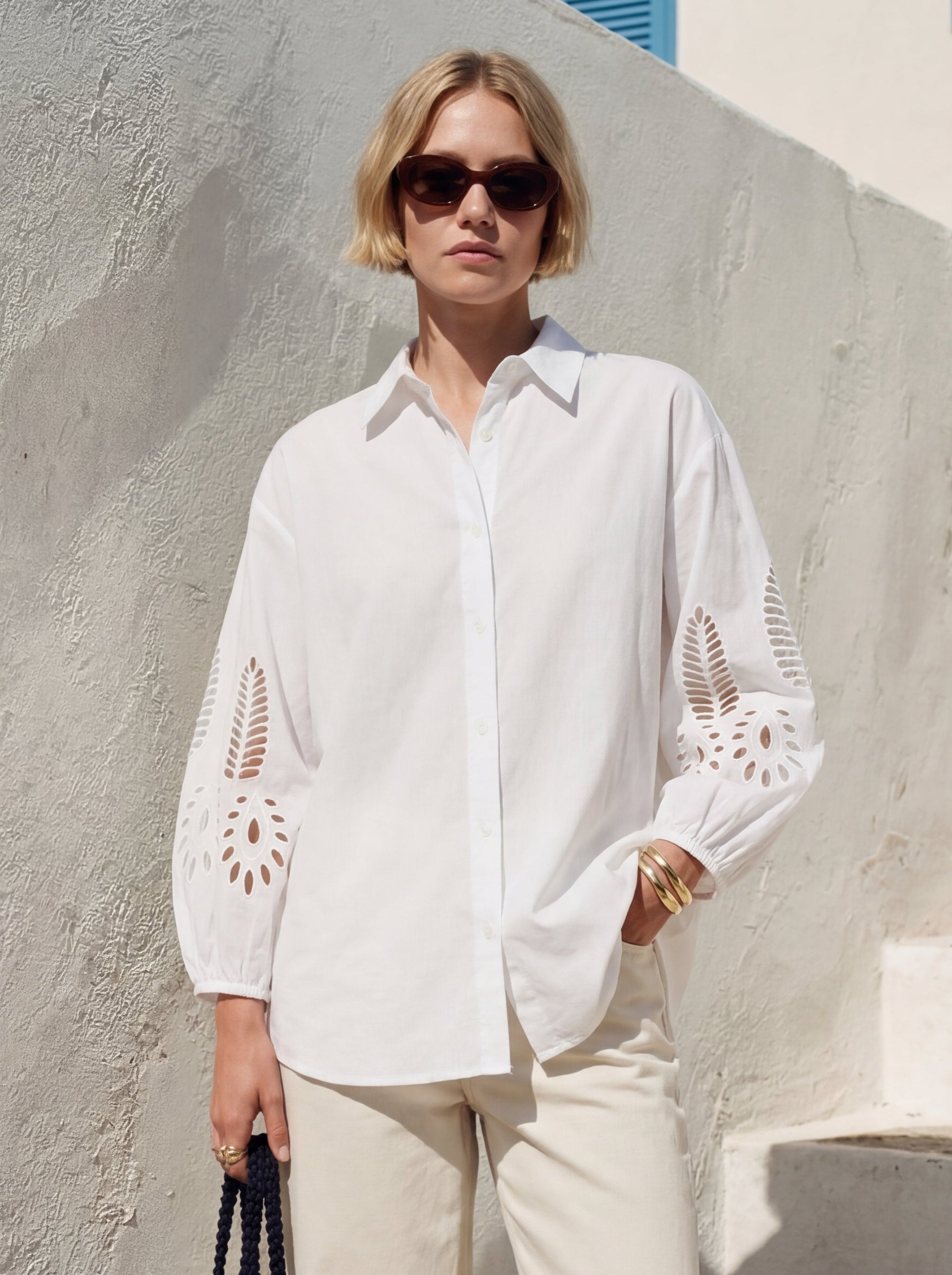 HELOISE DELIK ISI BLUZ BEYAZ