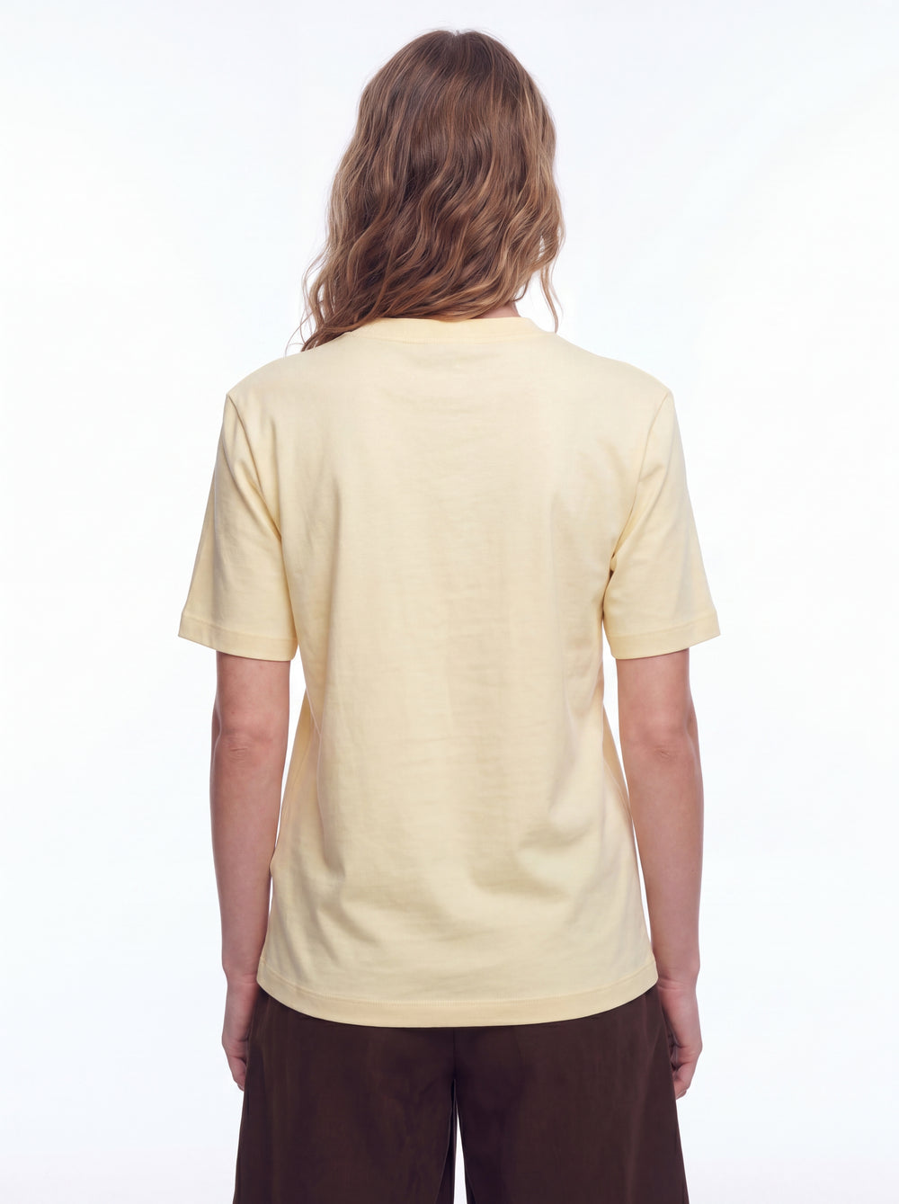 BASIC %100 COTTON T-SHIRT BABY YELLOW