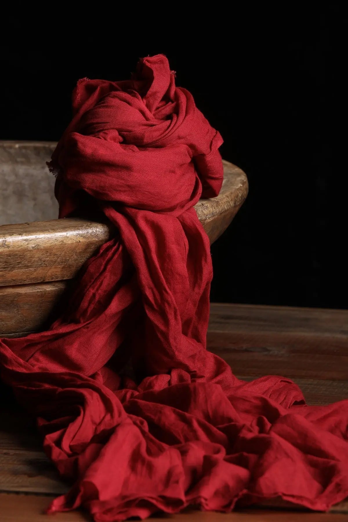 Organik Pamuk El Boyama al Christmas Red HARMONIOUS