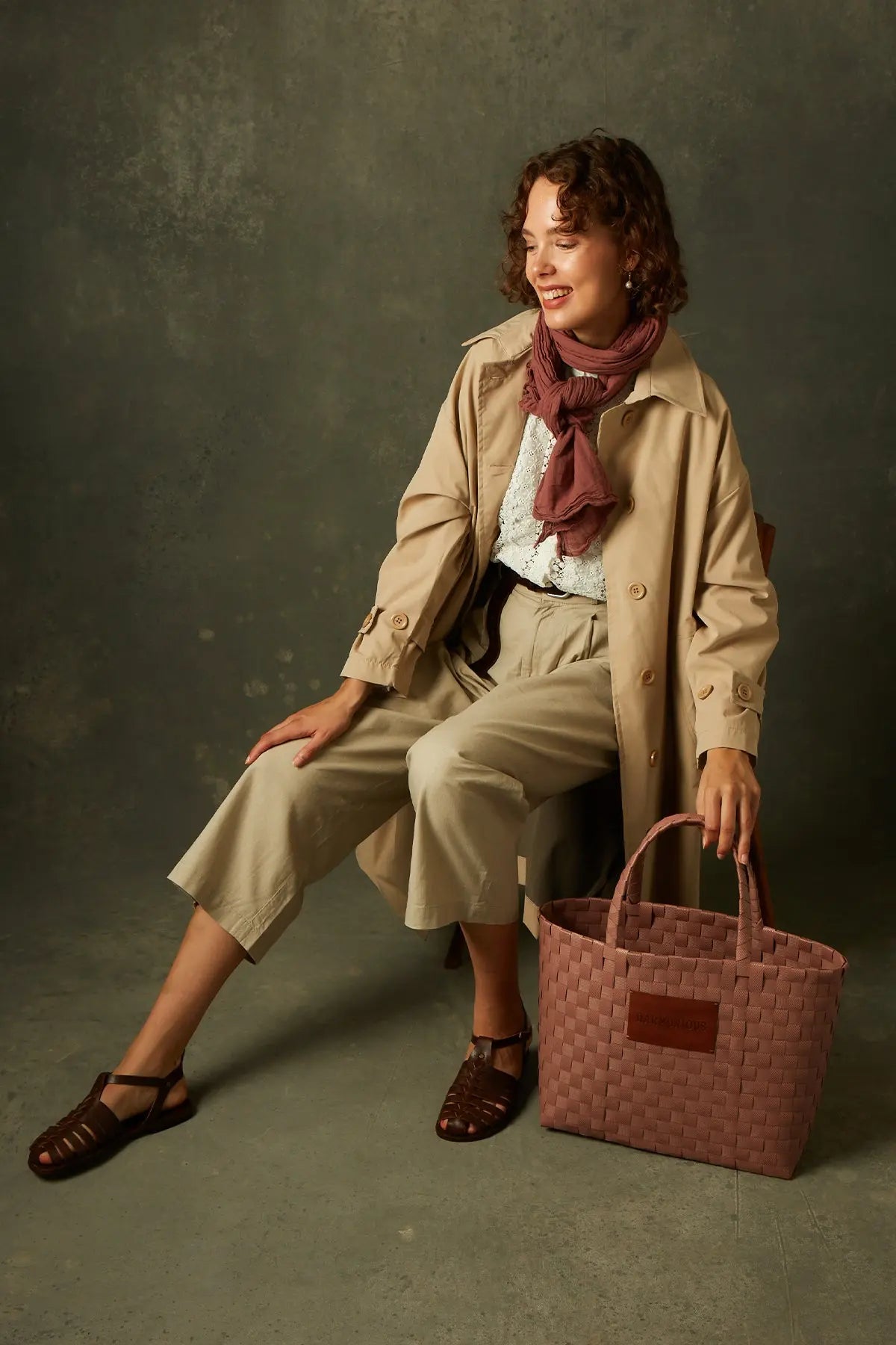 Örgü Rose Tote Bag HARMONIOUS