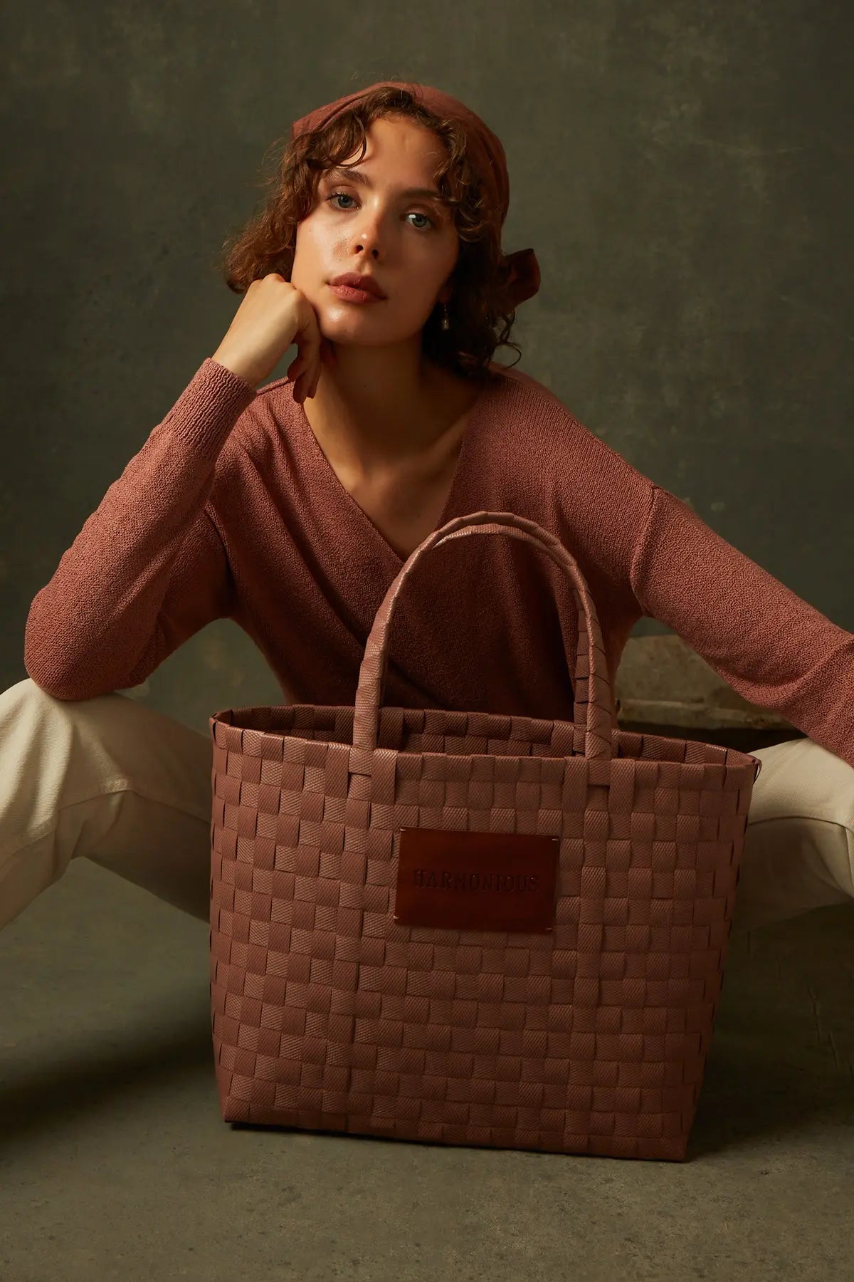 Örgü Rose Tote Bag HARMONIOUS