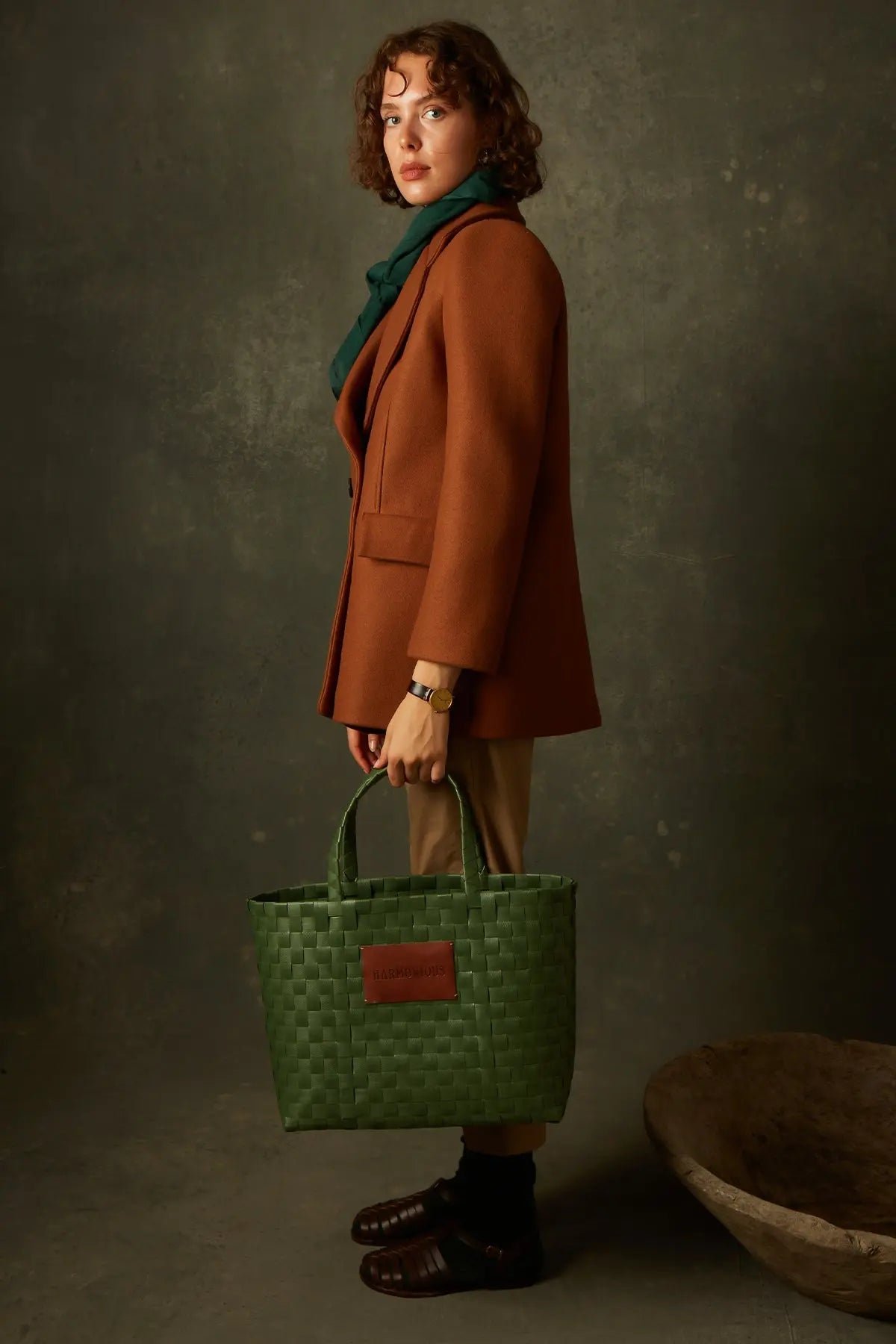 Örgü Yeşil Tote Bag HARMONIOUS