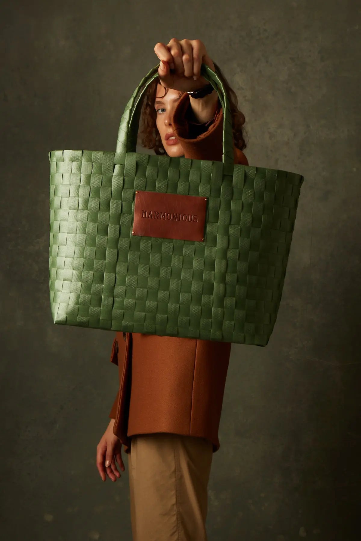 Örgü Yeşil Tote Bag HARMONIOUS