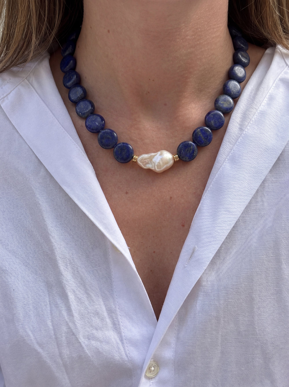 SAPPHIRUS LAPIS LAZULLI NECKLACE