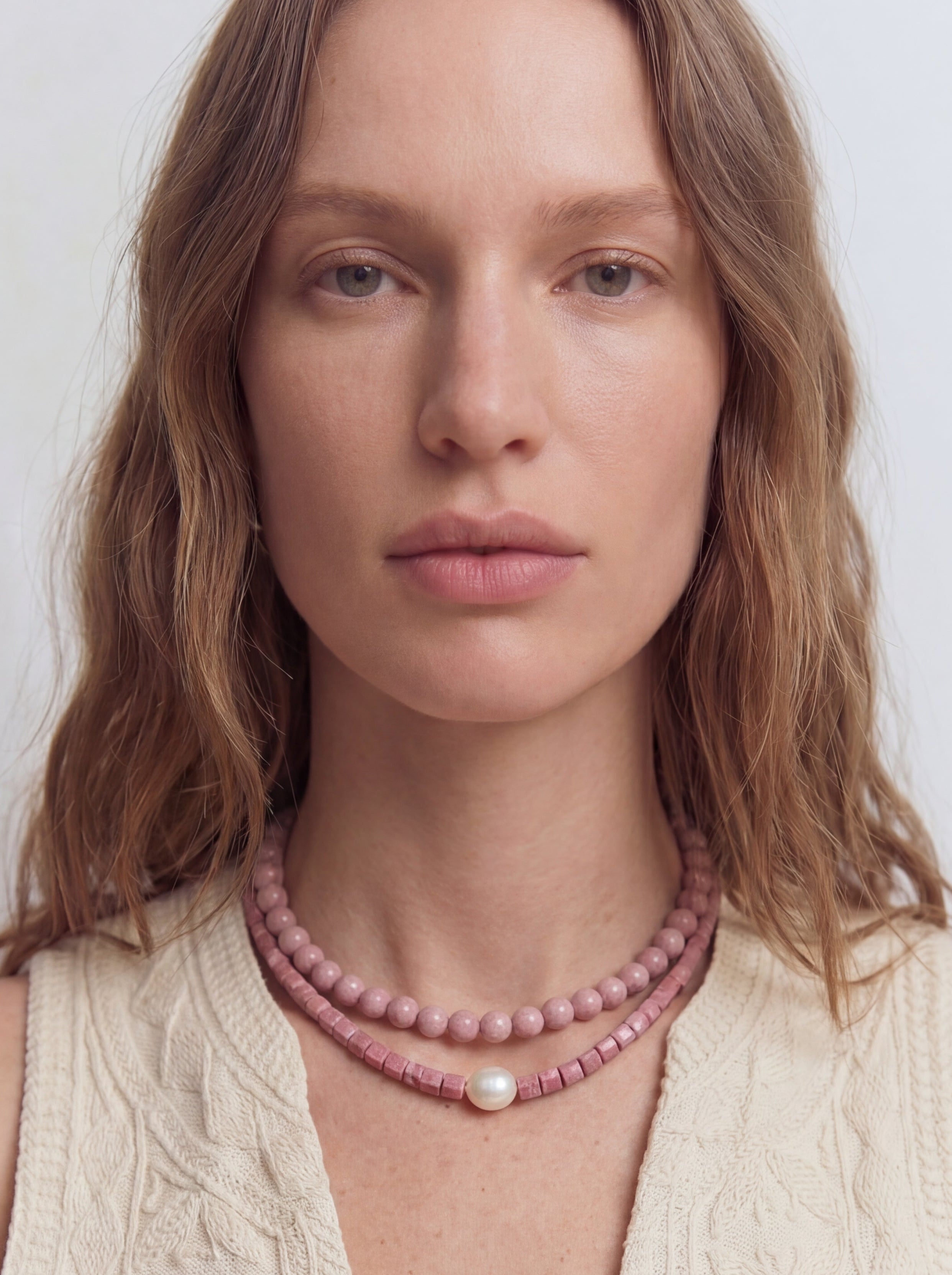 MATIERE ROUGE CORAL NECKLACE