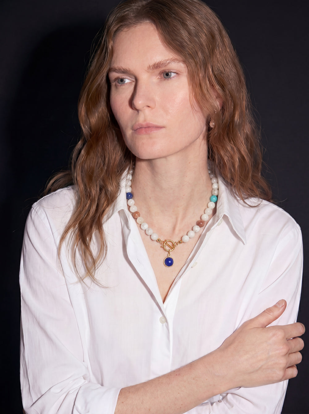 MATIERE ROUGE CORAL NECKLACE