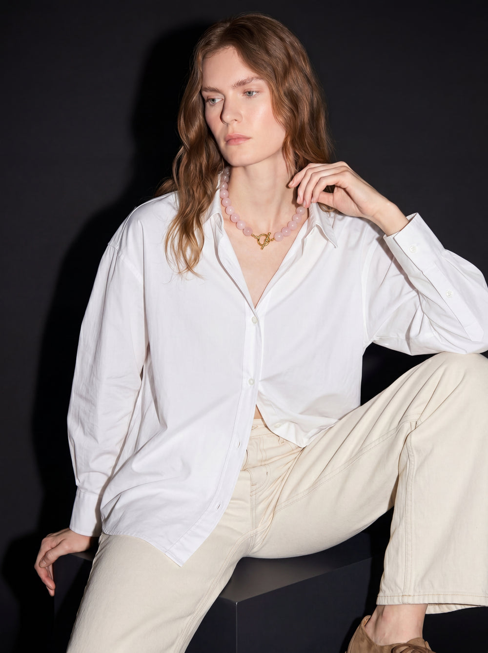 MATIERE ROUGE CORAL NECKLACE