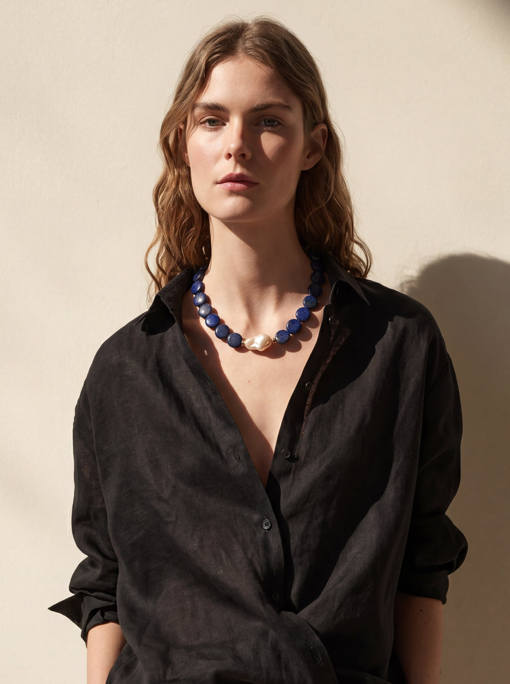 SAPPHIRUS LAPIS LAZULLI NECKLACE