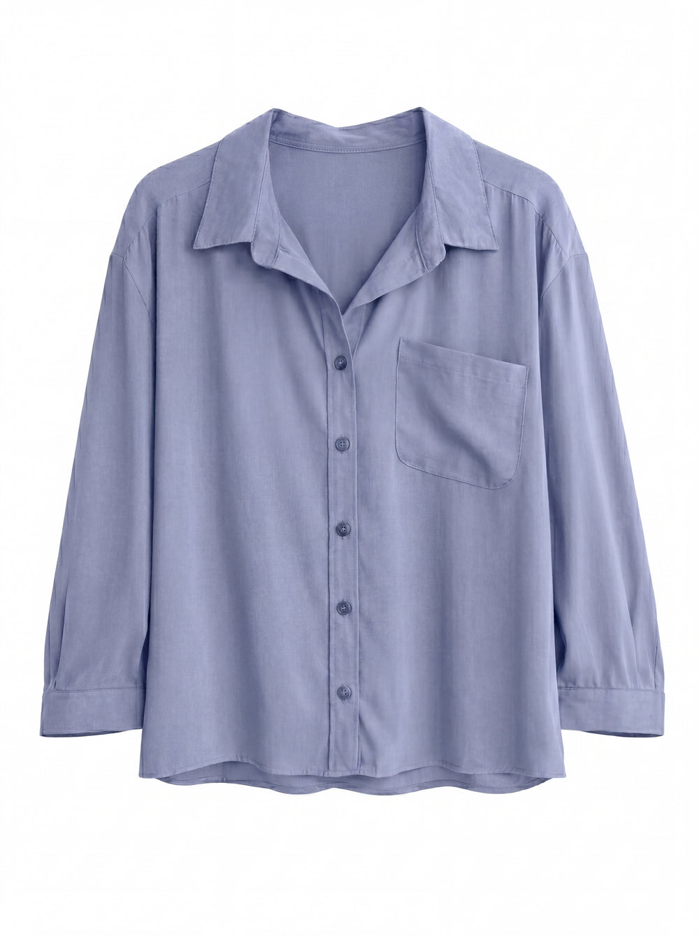 DOKUMLU CEPLI TENSEL GOMLEK GRI