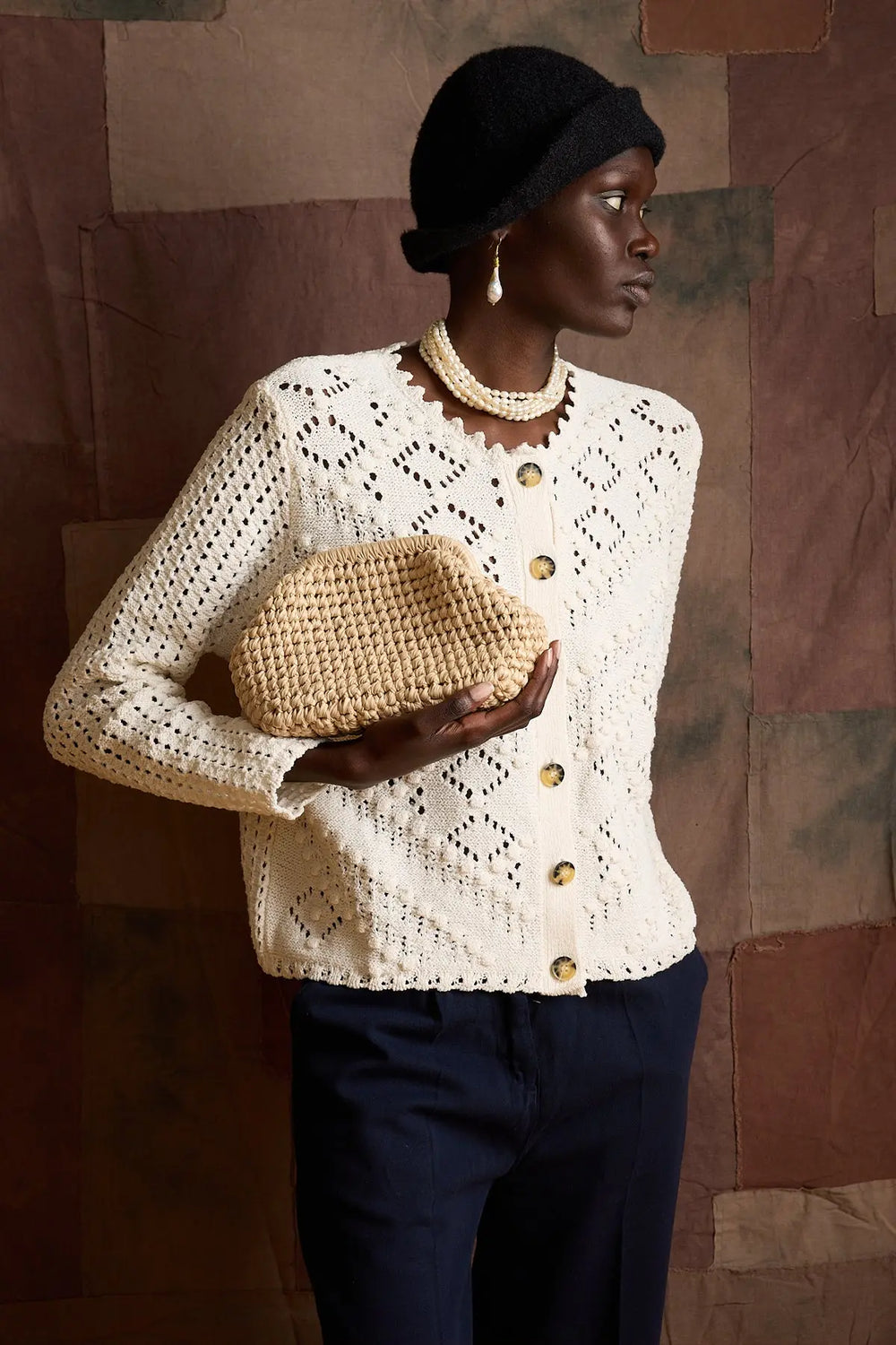 ANTIQUE İRİ BAROK İNCİ KÜPE HARMONIOUS