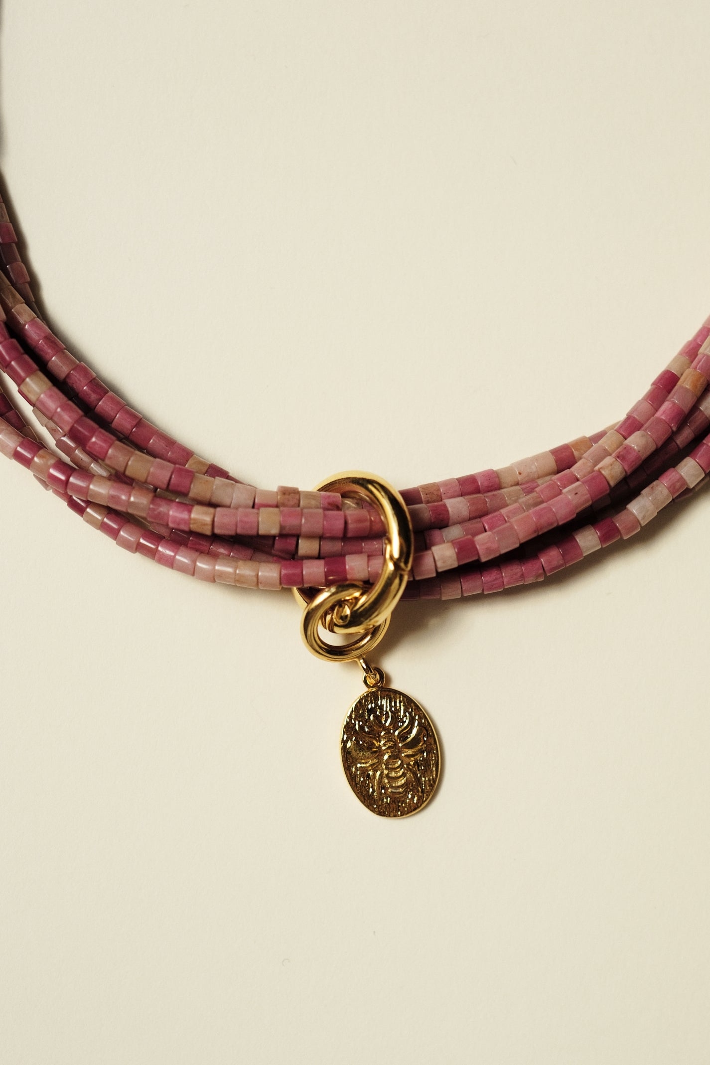 MATIERE ROUGE CORAL NECKLACE