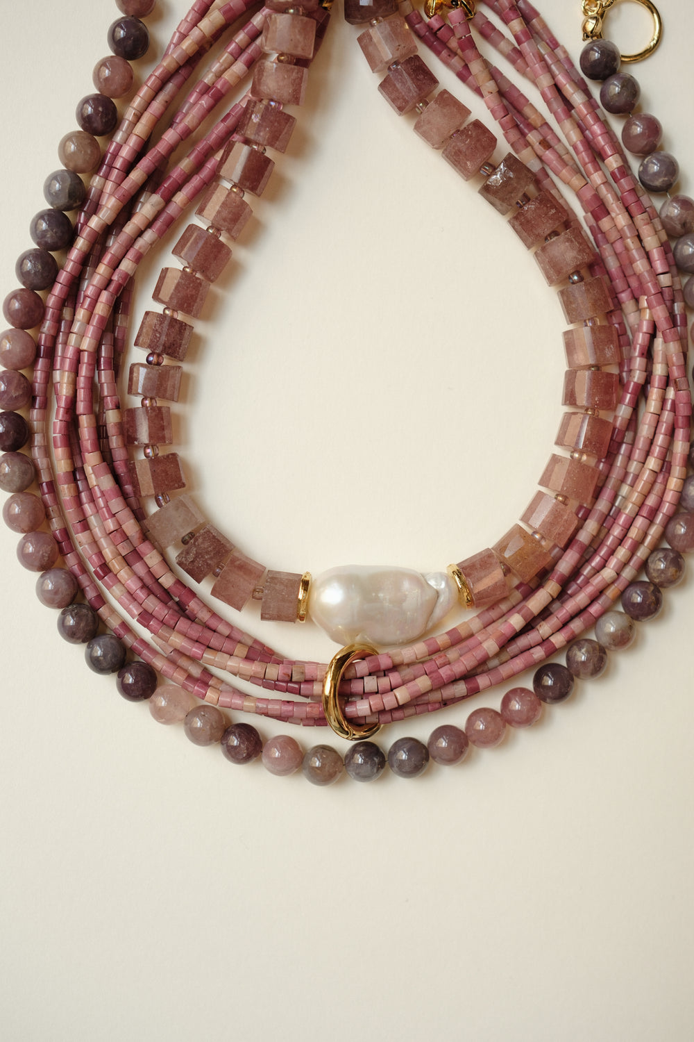 MATIERE ROUGE CORAL NECKLACE
