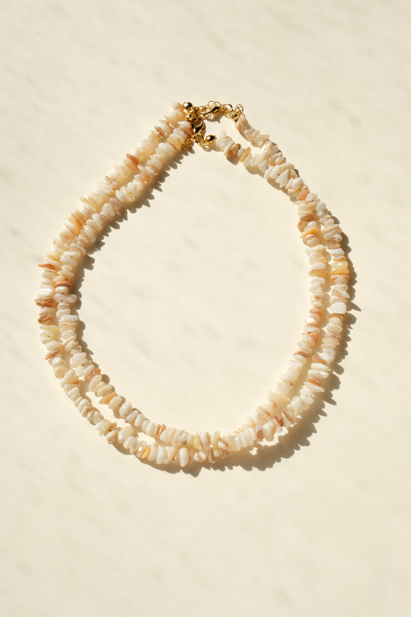 MATIERE ROUGE CORAL NECKLACE