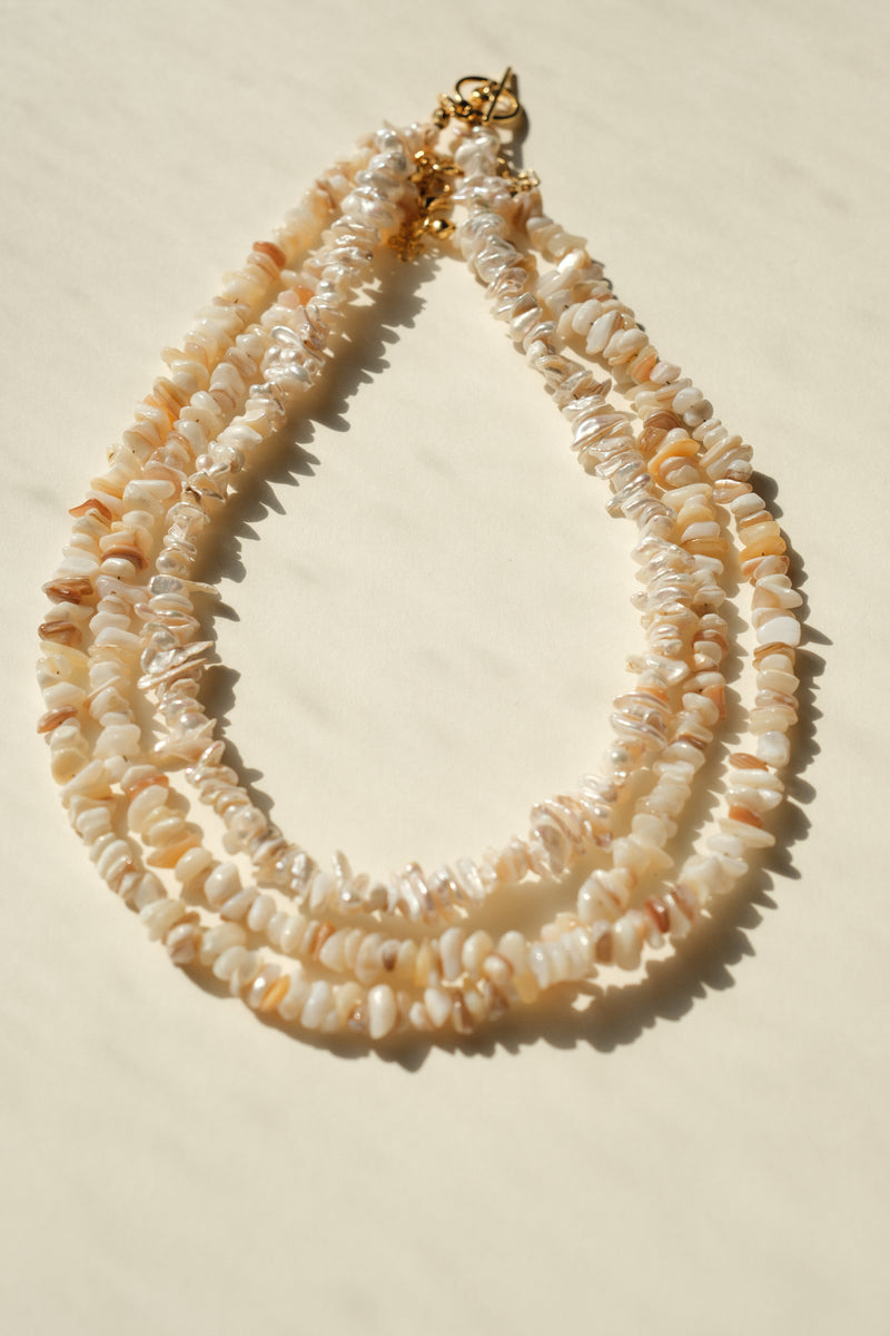 MATIERE ROUGE CORAL NECKLACE