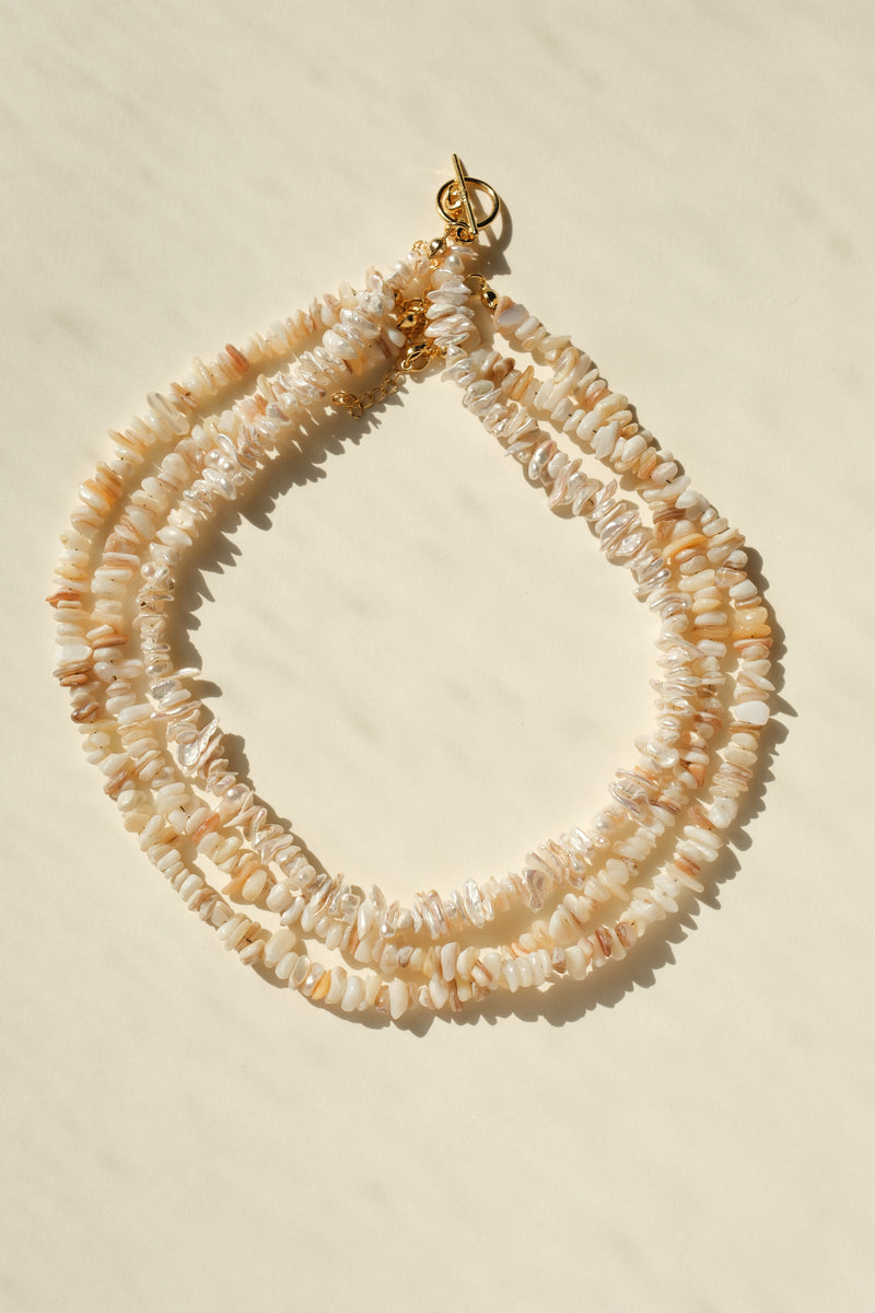 MATIERE ROUGE CORAL NECKLACE