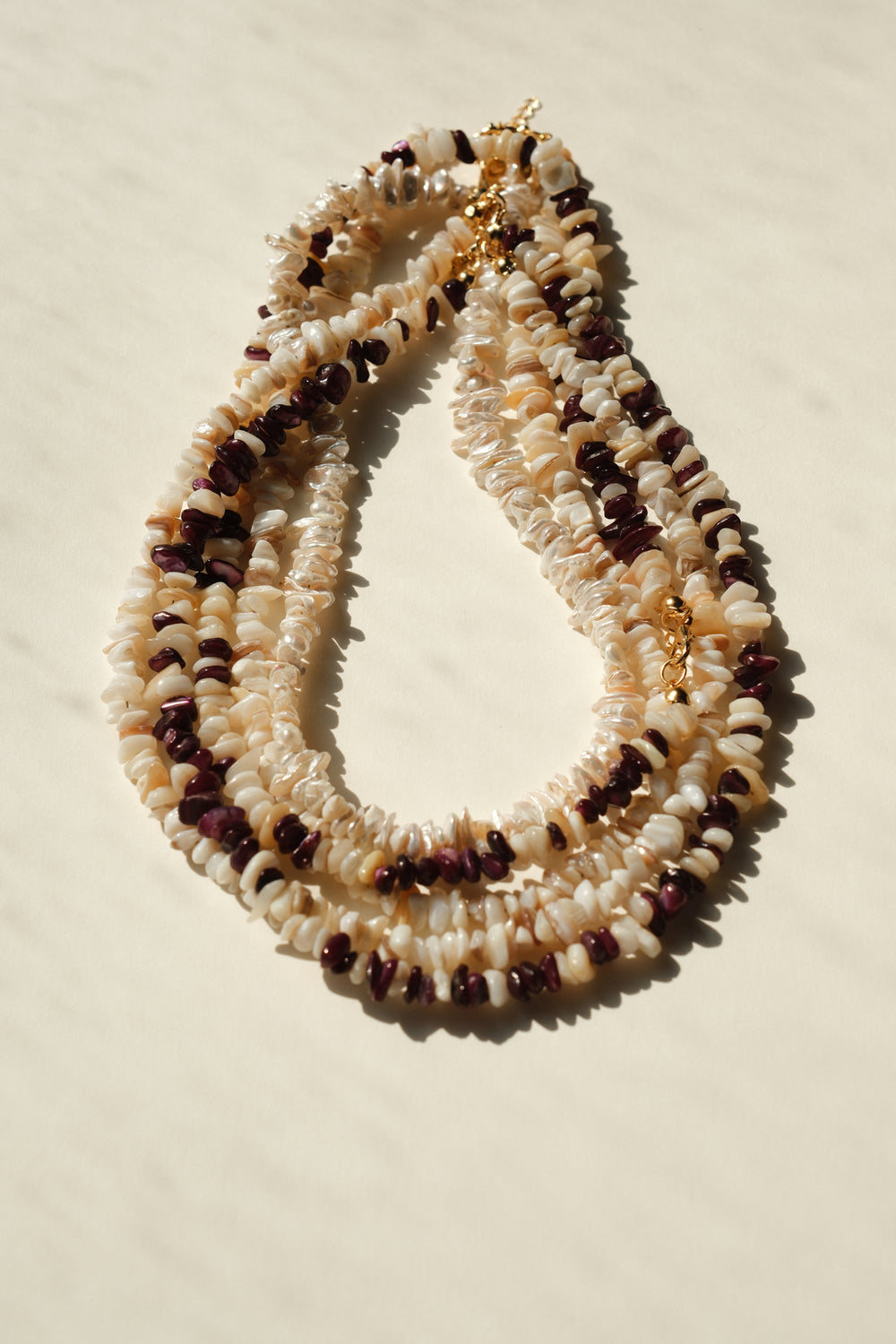 MATIERE ROUGE CORAL NECKLACE