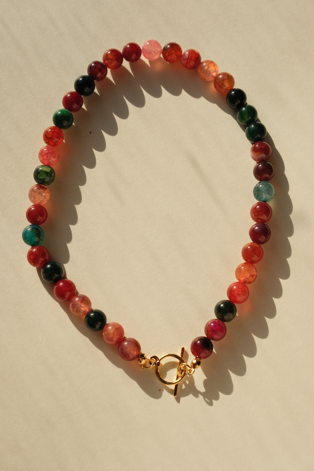 MATIERE ROUGE CORAL NECKLACE