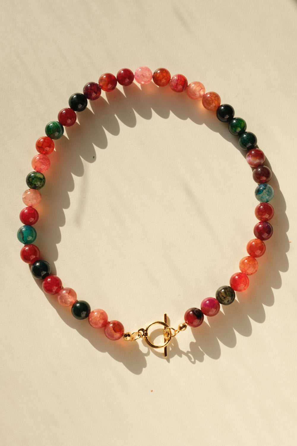 MATIERE ROUGE CORAL NECKLACE