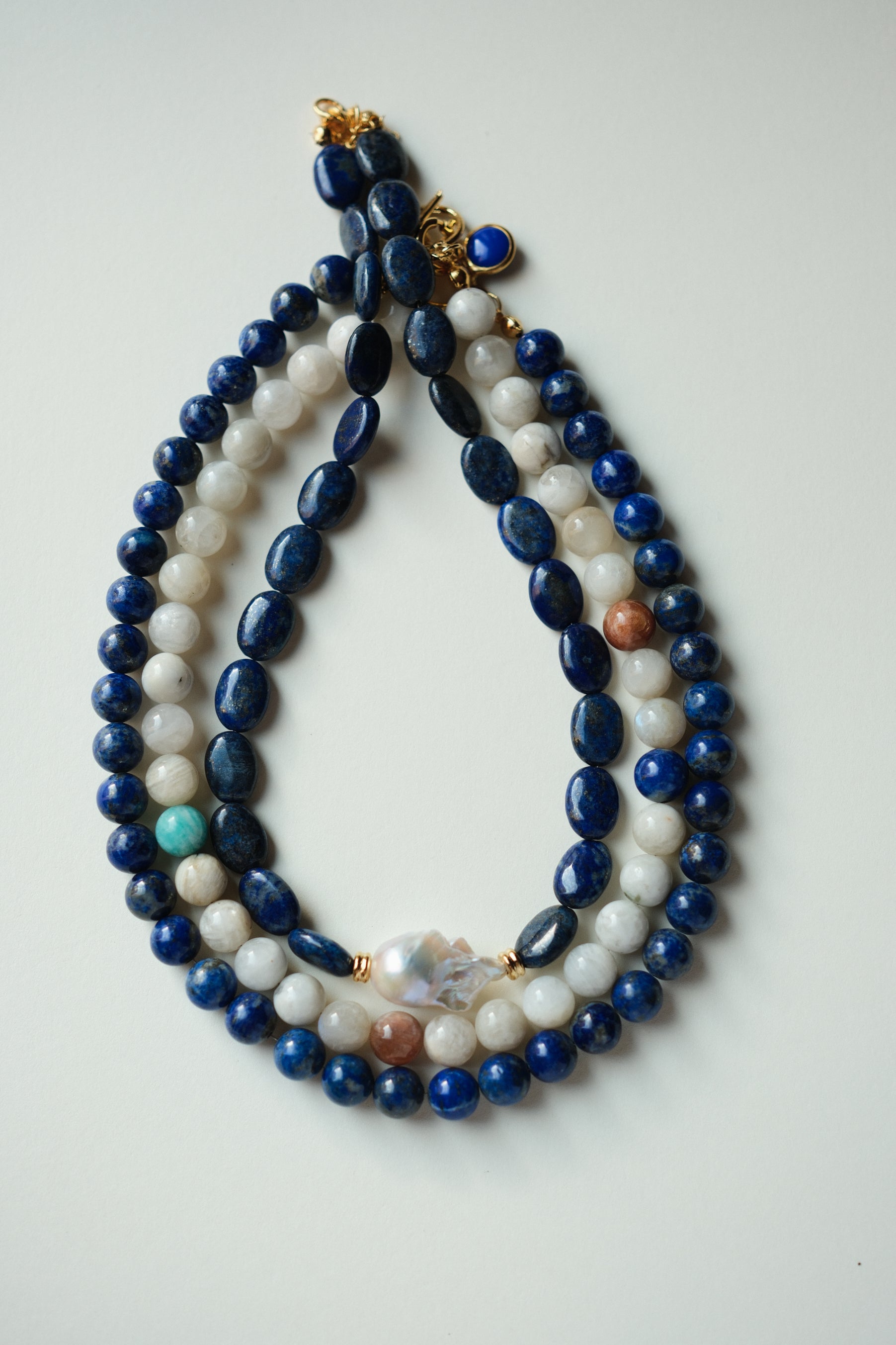 SAPPHIRUS LAPIS LAZULLI NECKLACE