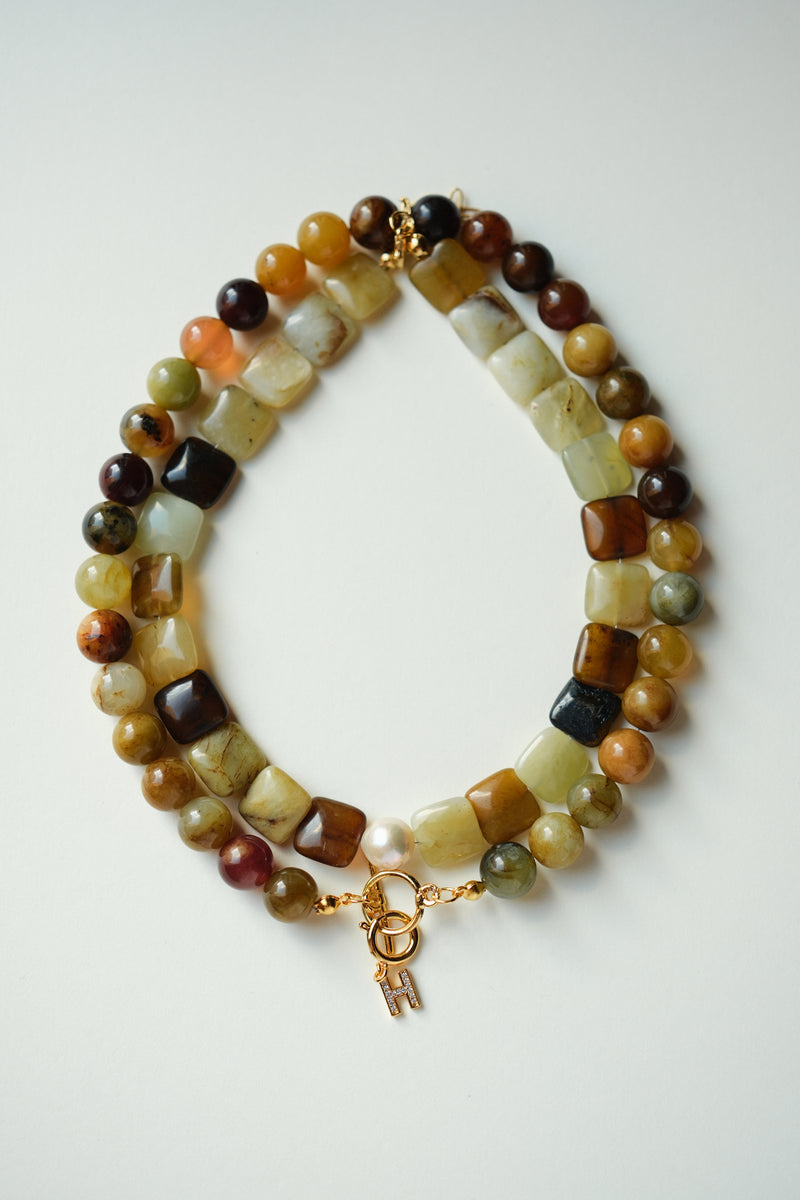 MATIERE ROUGE CORAL NECKLACE