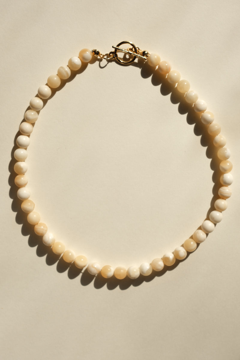 MATIERE ROUGE CORAL NECKLACE