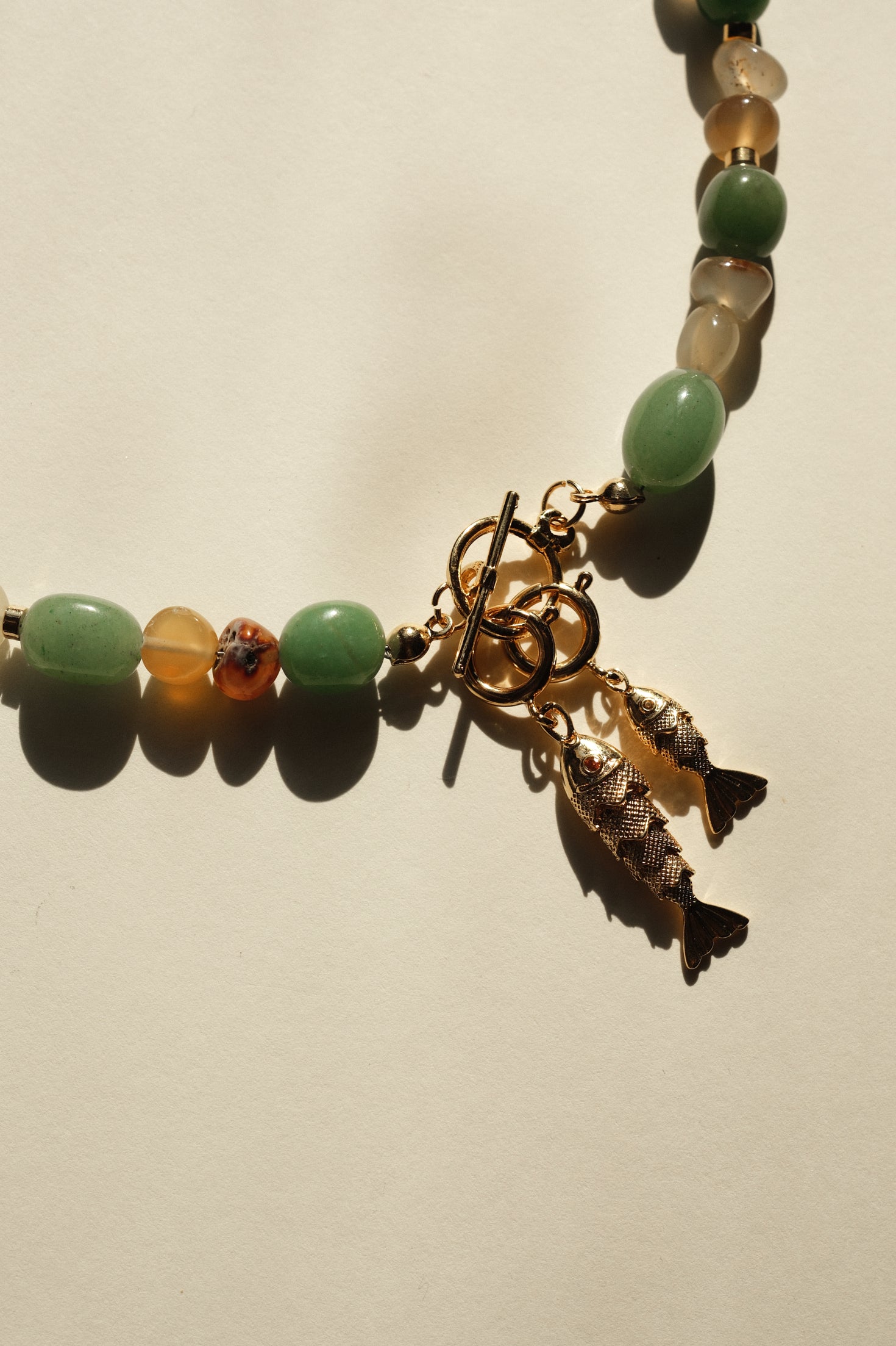 MATIERE ROUGE CORAL NECKLACE