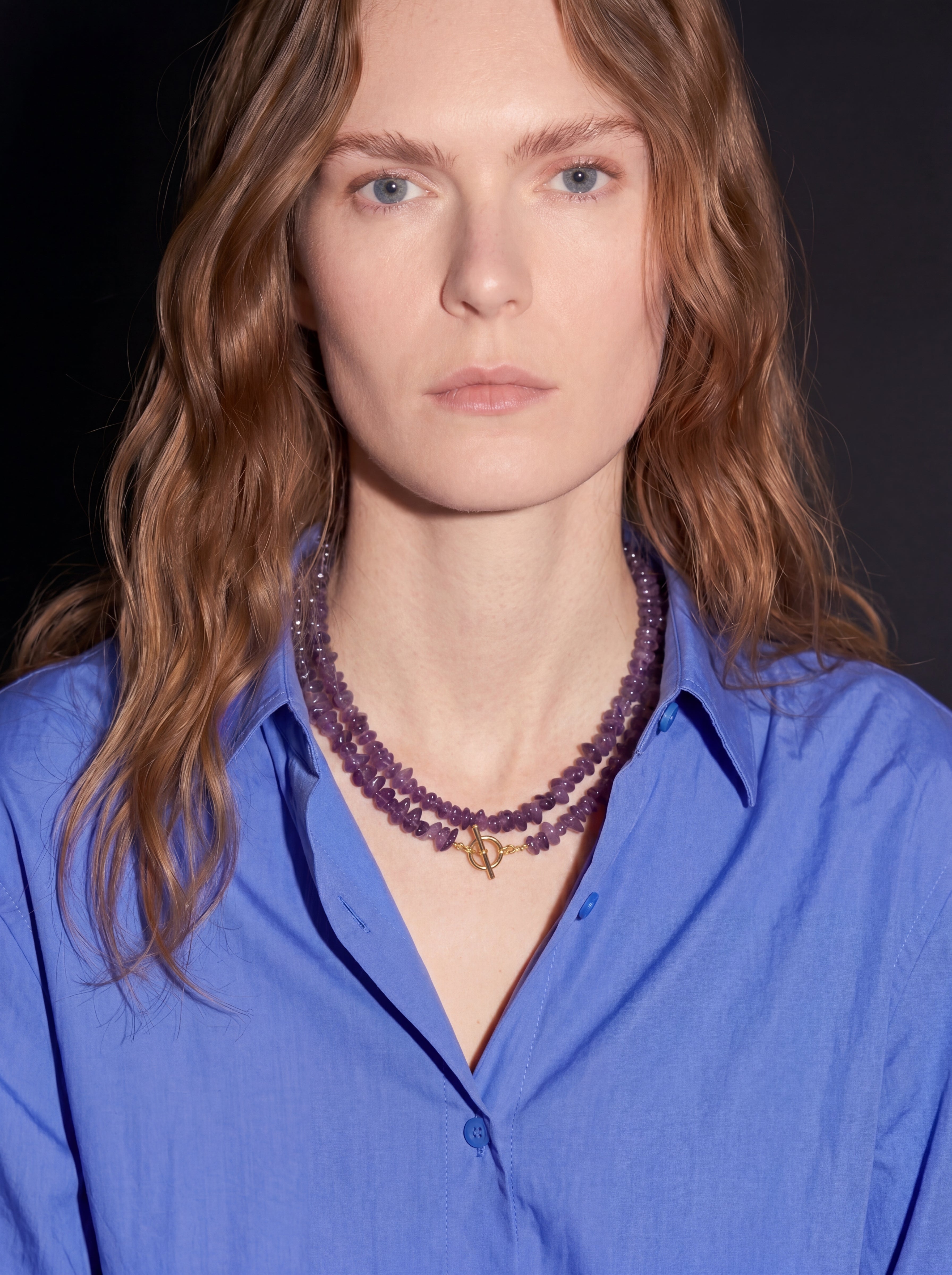 MATIERE ROUGE CORAL NECKLACE