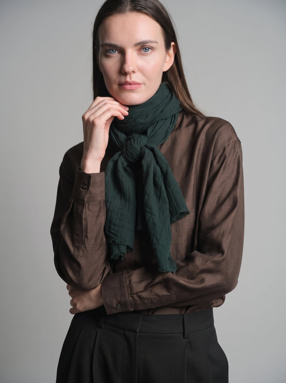 EMERALD ORGANIK PAMUK HANDMADE SAL