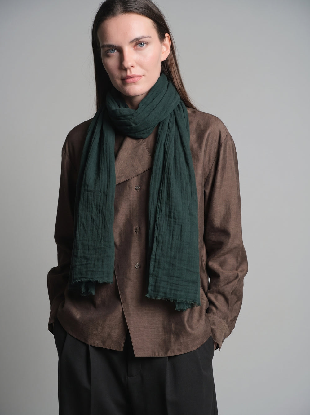 EMERALD ORGANIK PAMUK HANDMADE SAL
