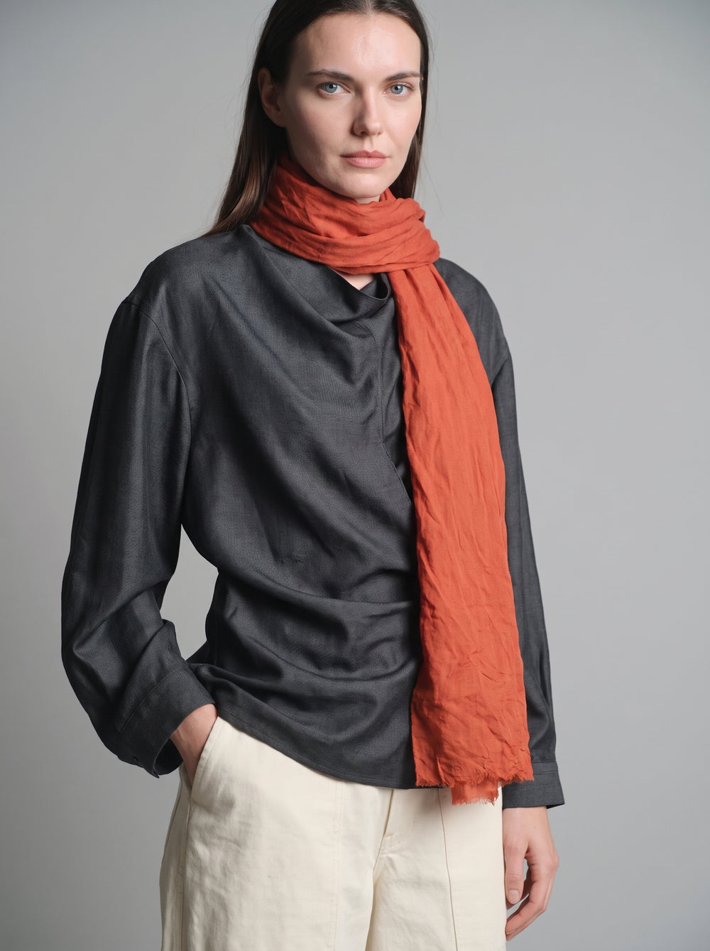 SOLEIL ROUGE ORGANIK PAMUK HANDMADE SAL
