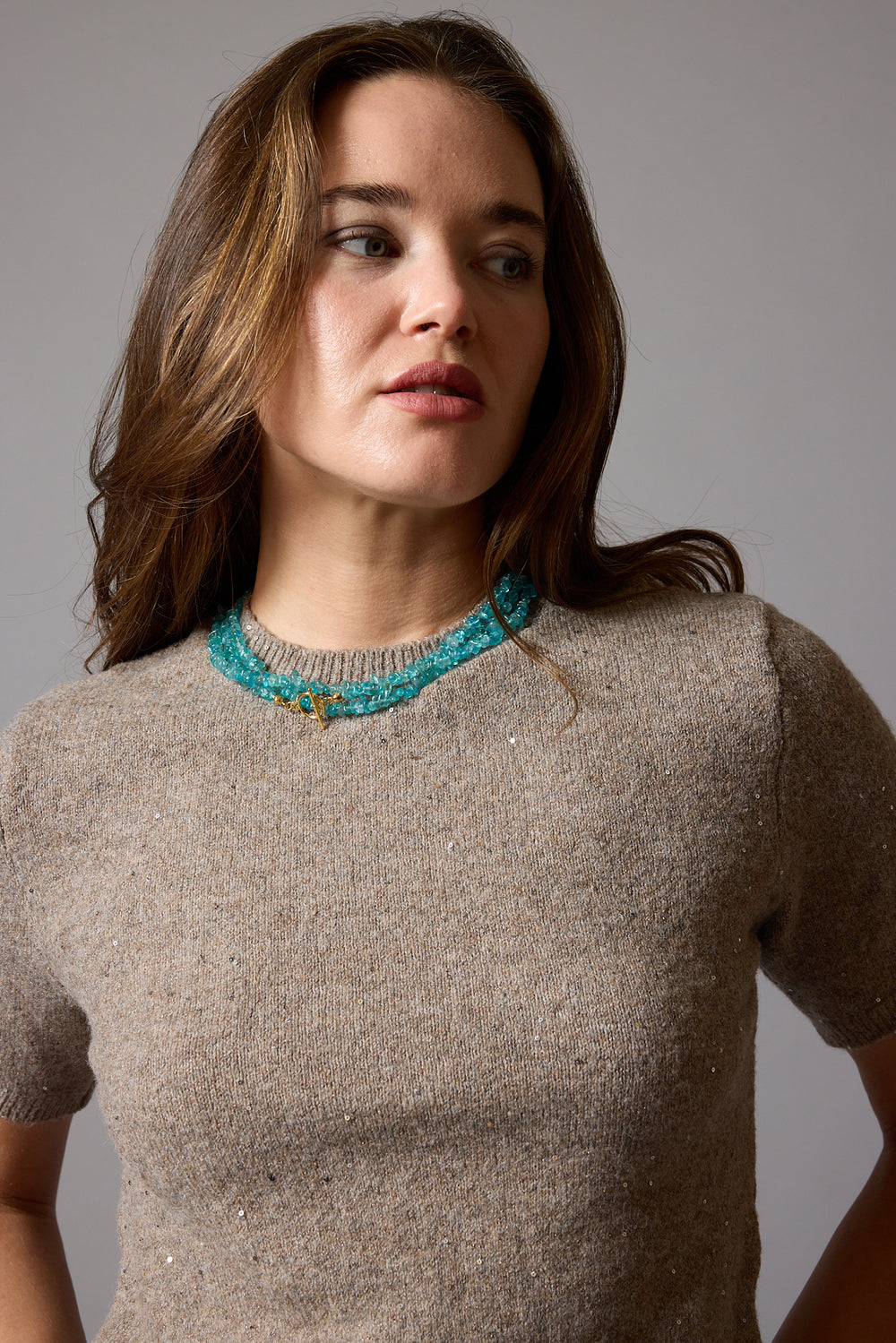 MATIERE ROUGE CORAL NECKLACE