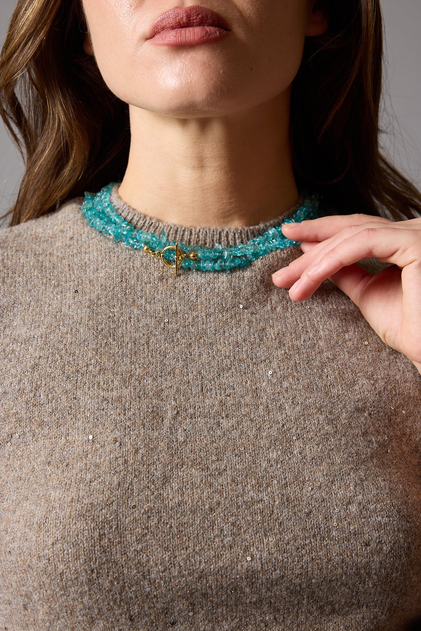 MATIERE ROUGE CORAL NECKLACE