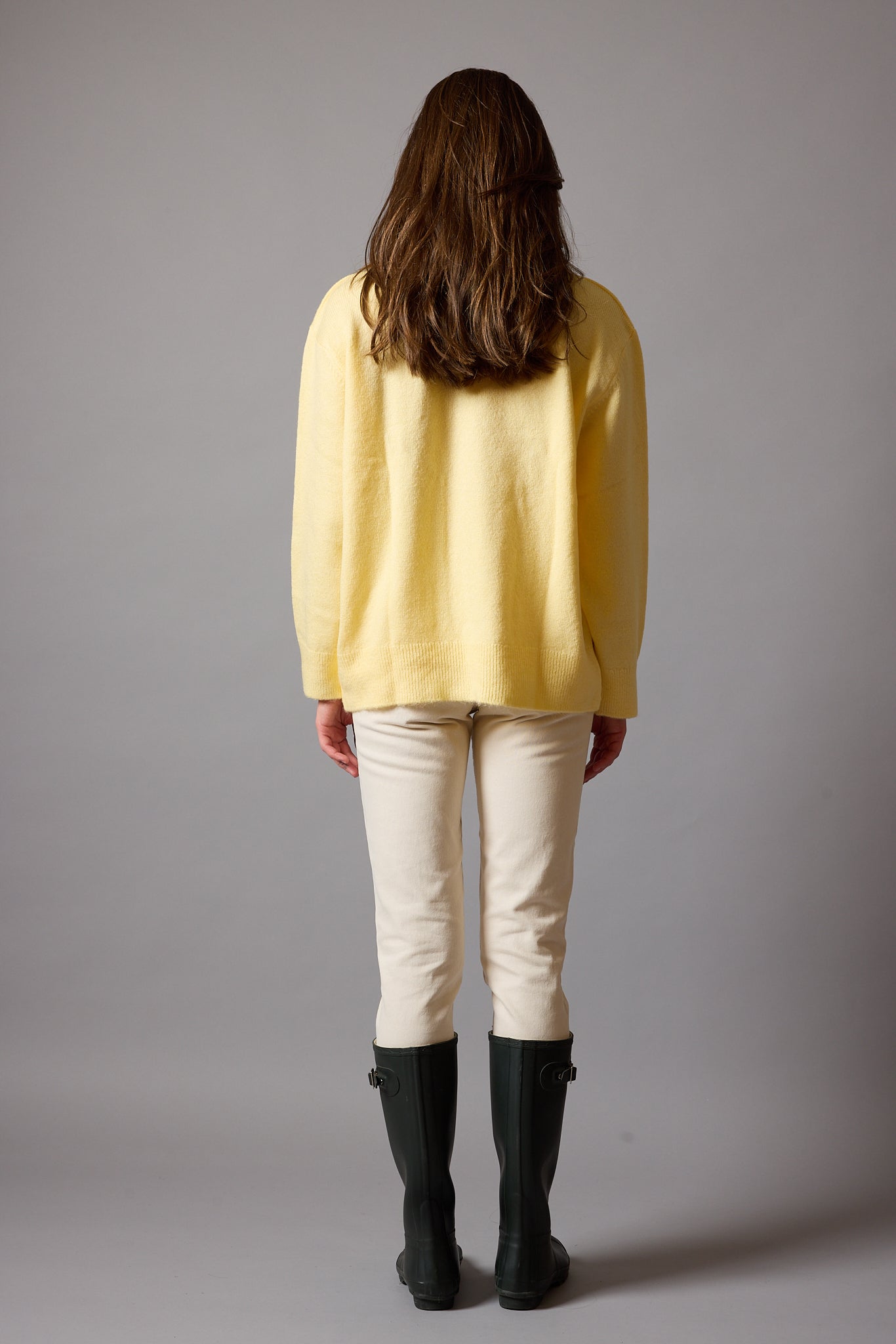 OVERSIZE BISIKLET YAKA KAZAK BUTTER YELLOW