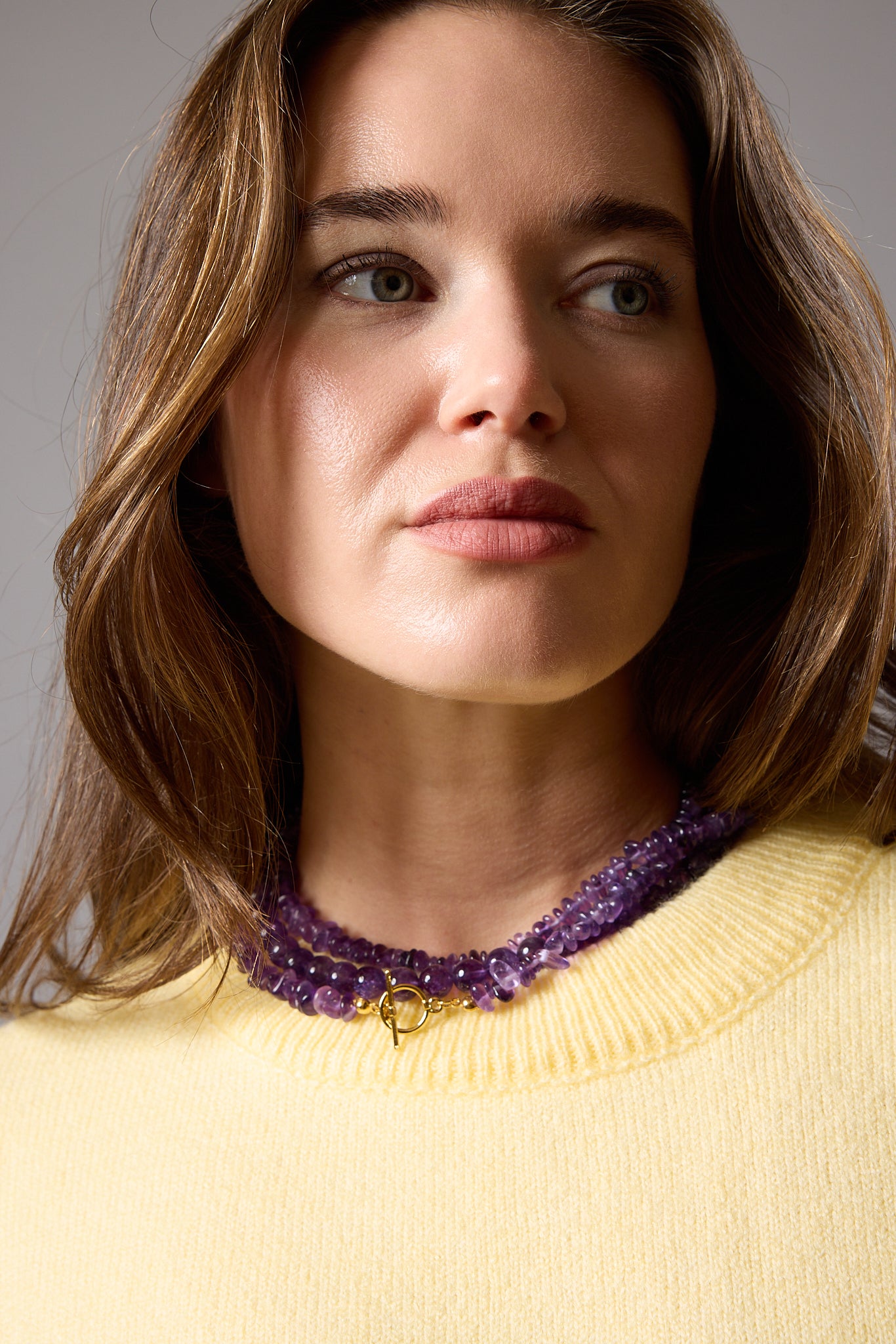VIOLETTE SAUVAGE KOLYE