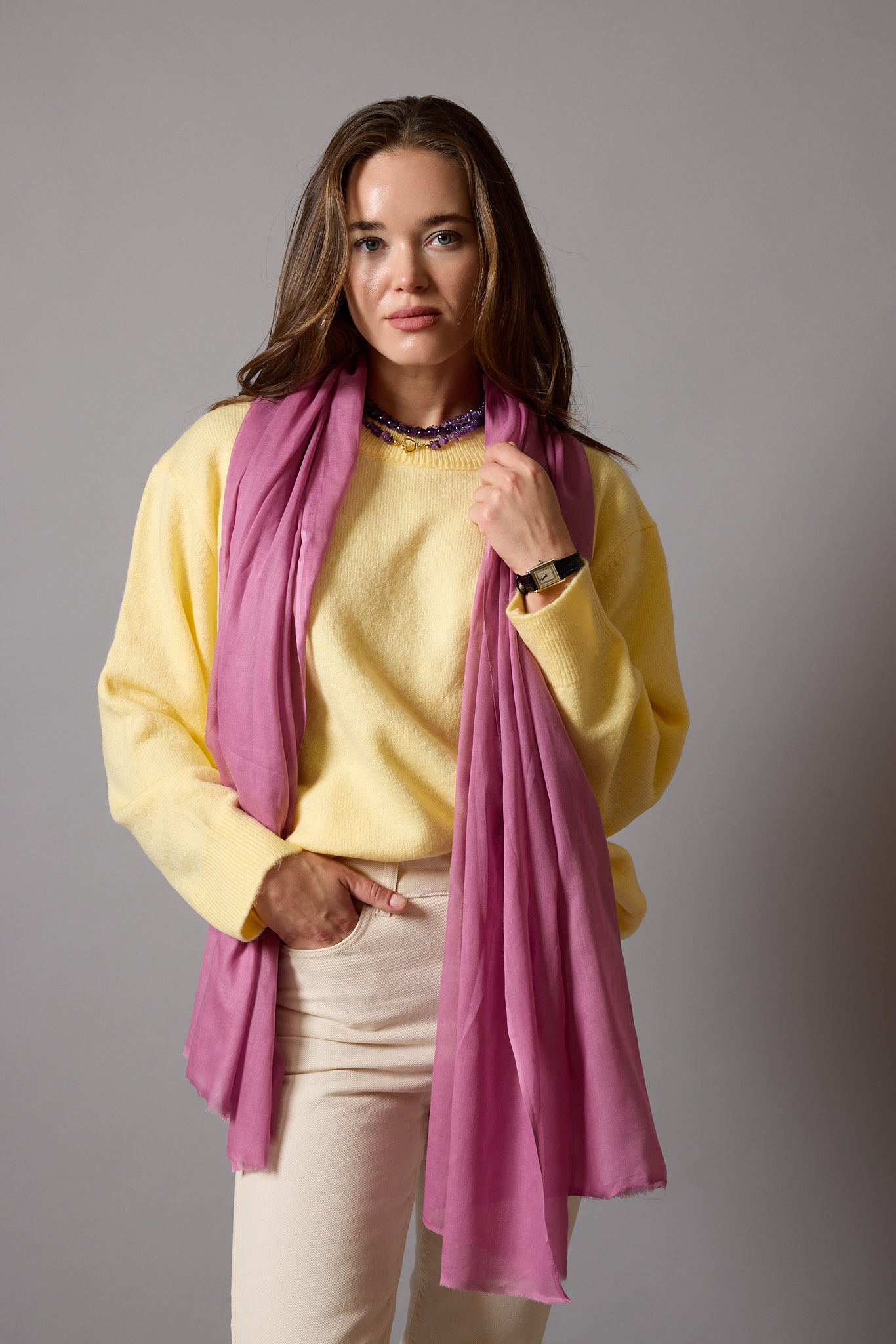 PEONY BLUSH ORGANIK PAMUK HANDMADE SAL
