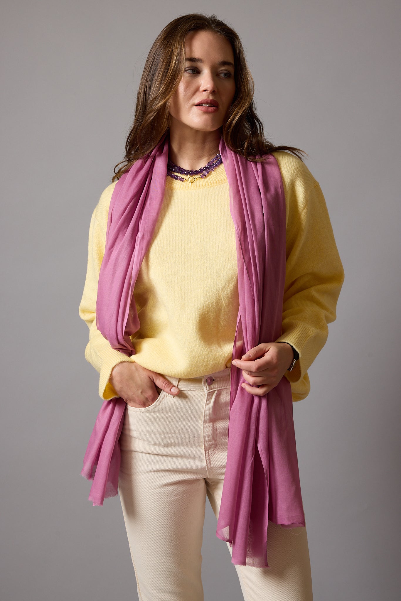 PEONY BLUSH ORGANIK PAMUK HANDMADE SAL