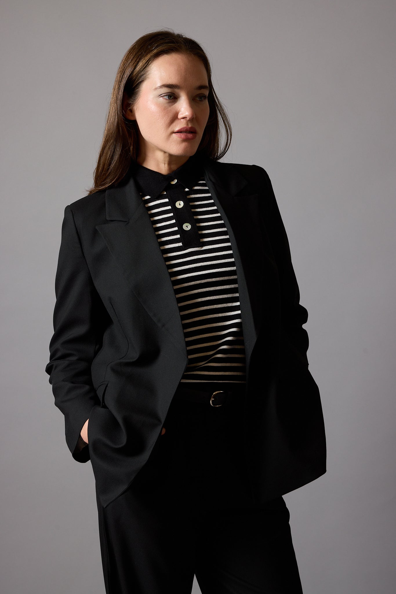 KLASİK KESIM BLAZER CEKET SİYAH
