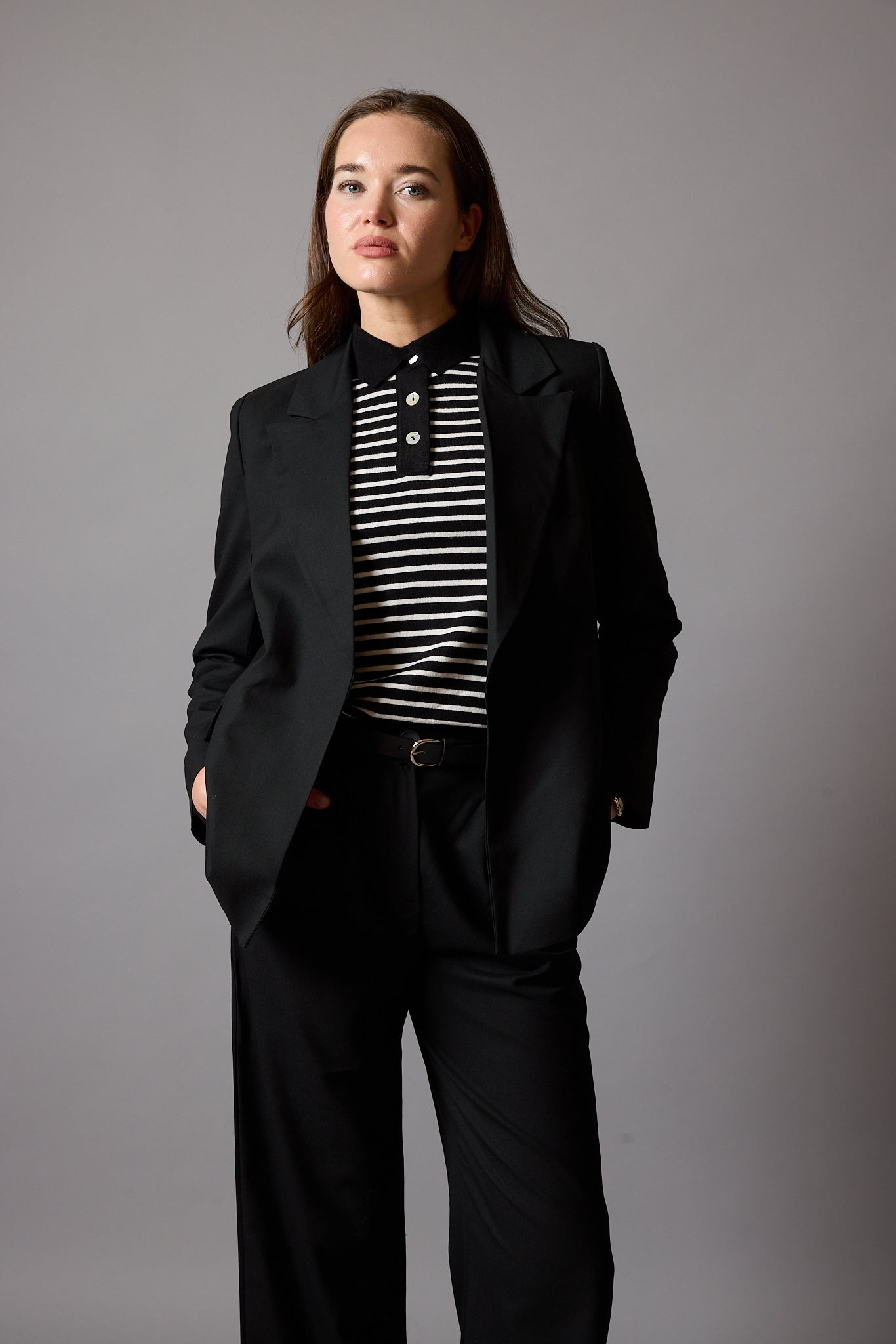 KLASİK KESIM BLAZER CEKET SİYAH