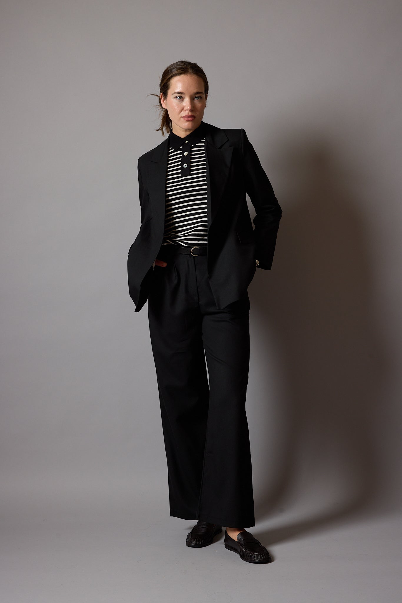 KLASİK KESIM BLAZER CEKET SİYAH