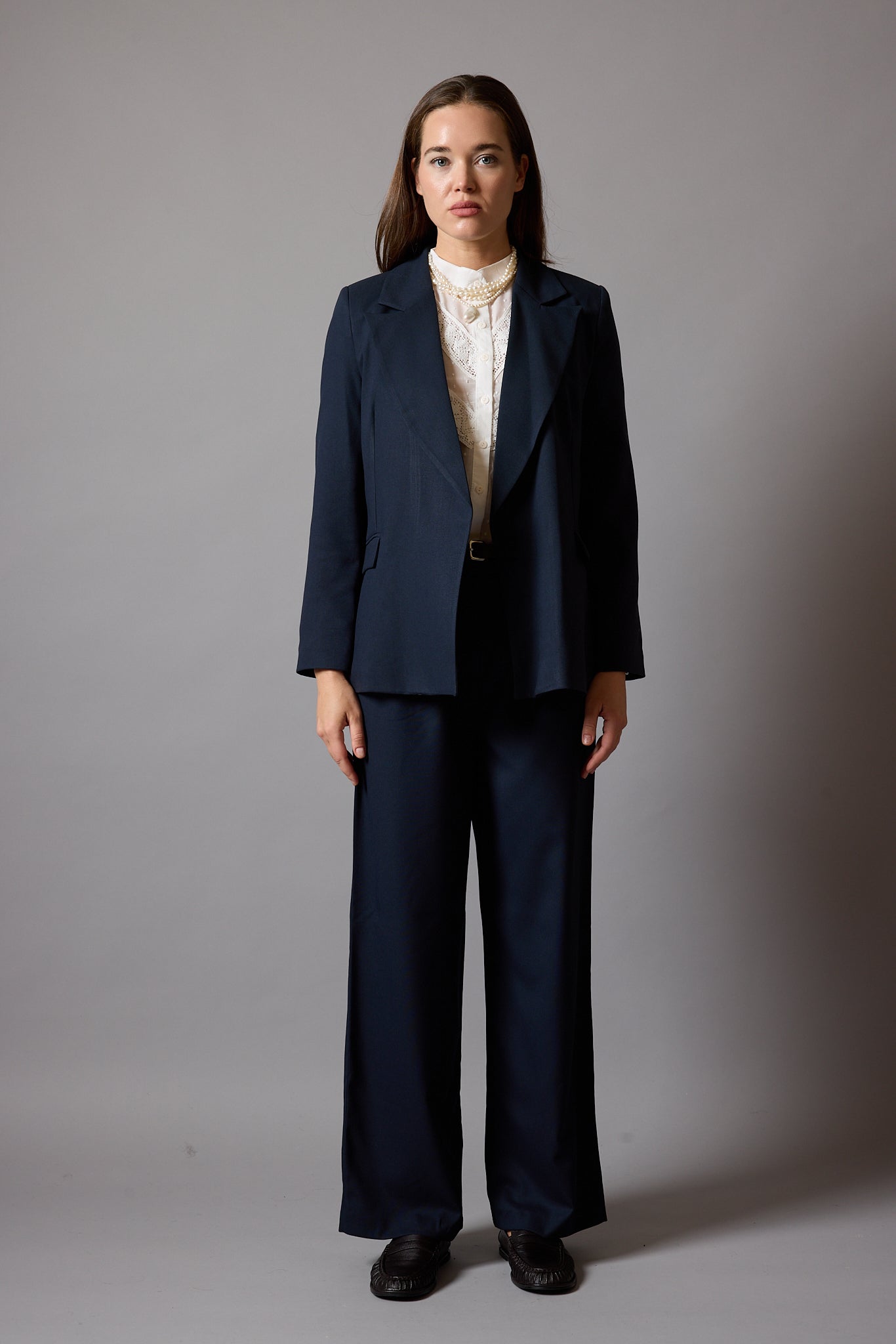 KLASİK KESIM BLAZER CEKET LACİVERT