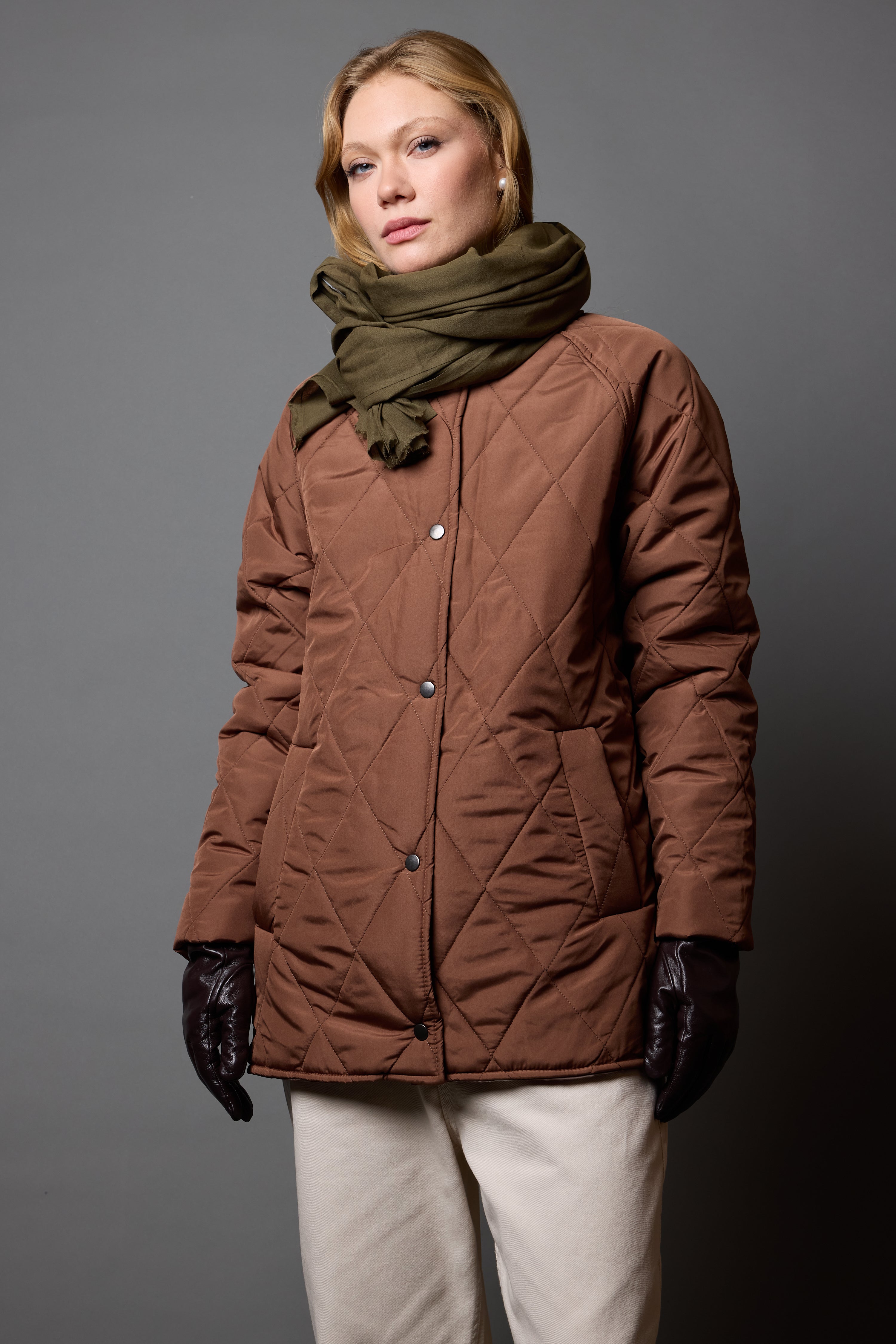 VINTAGE GREEN ORGANİK PAMUK HANDMADE ŞAL